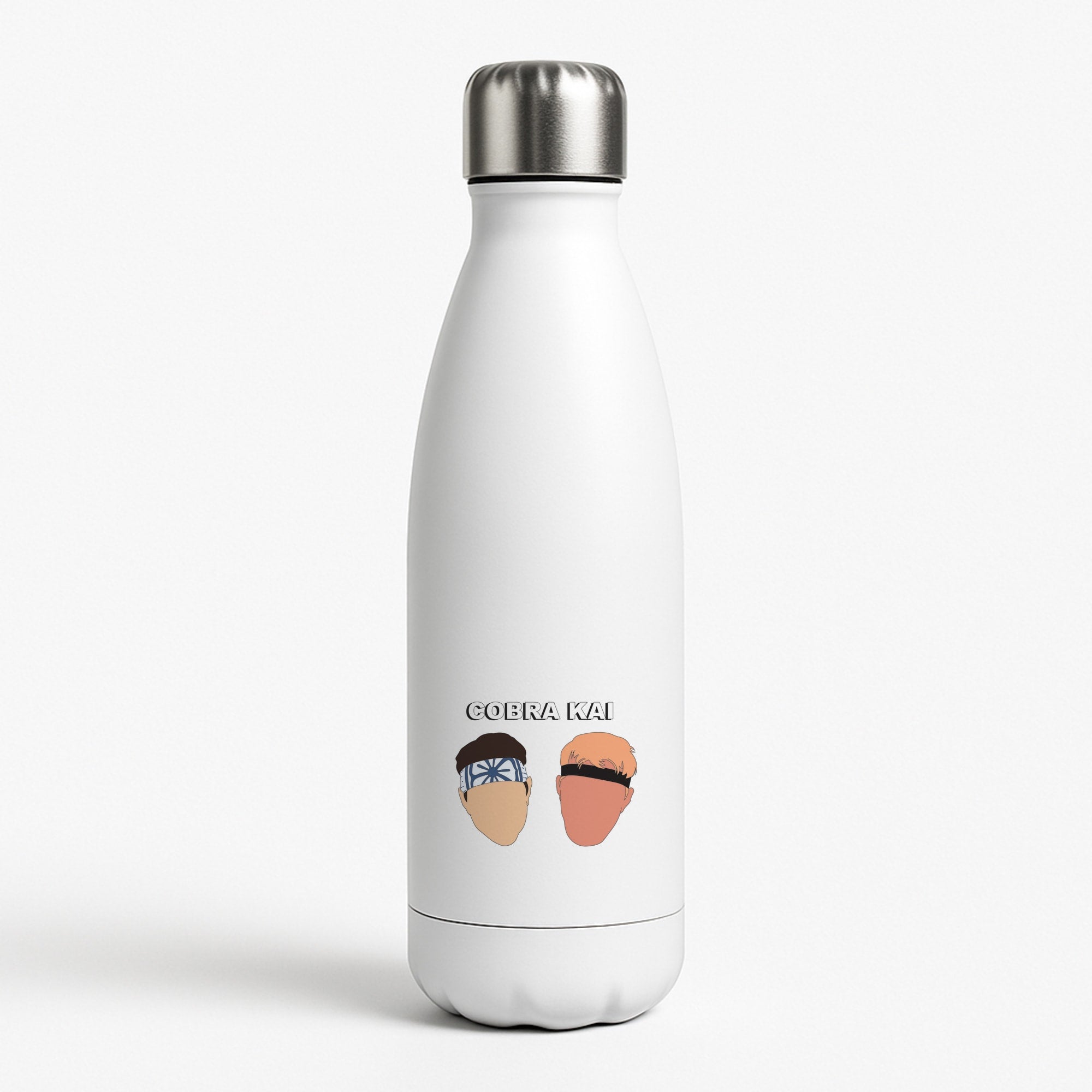 Johnny And LaRusso White Water Bottle