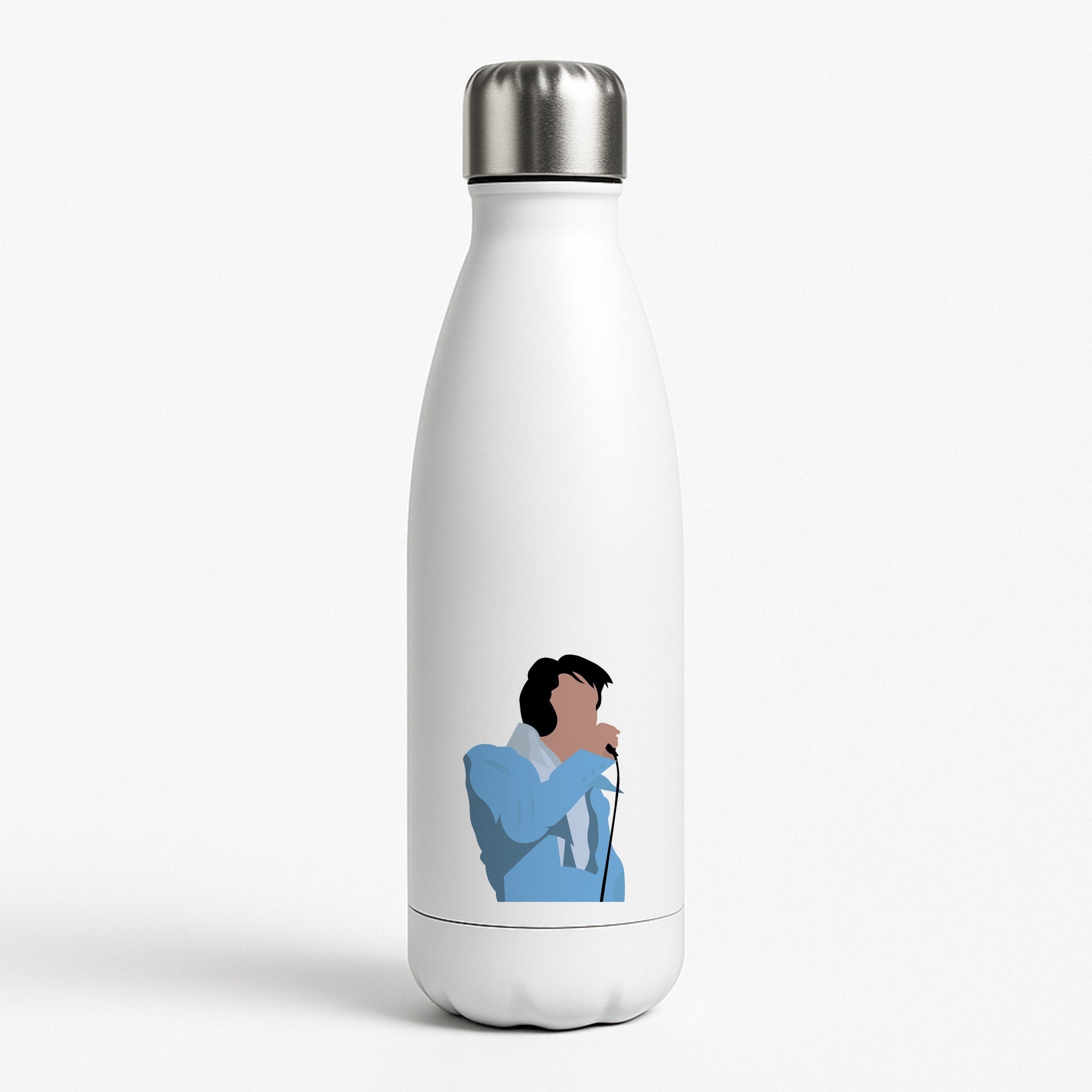 Iconic Suit White Water Bottle
