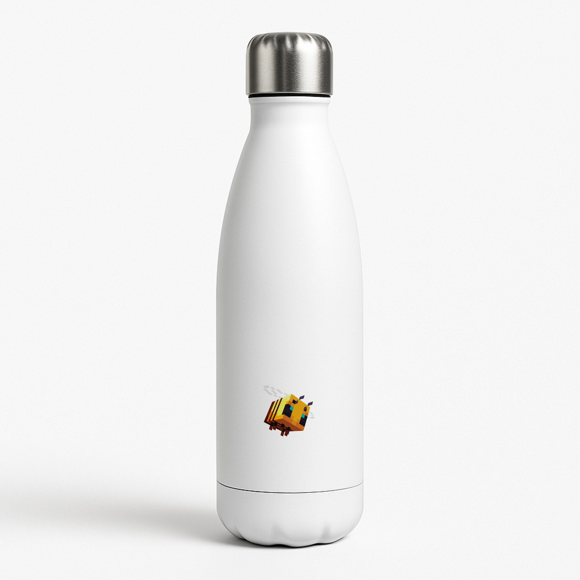 Mining Bee White Water Bottle