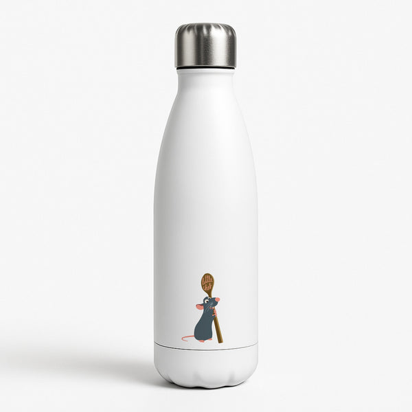 Chef Rat White Water Bottle
