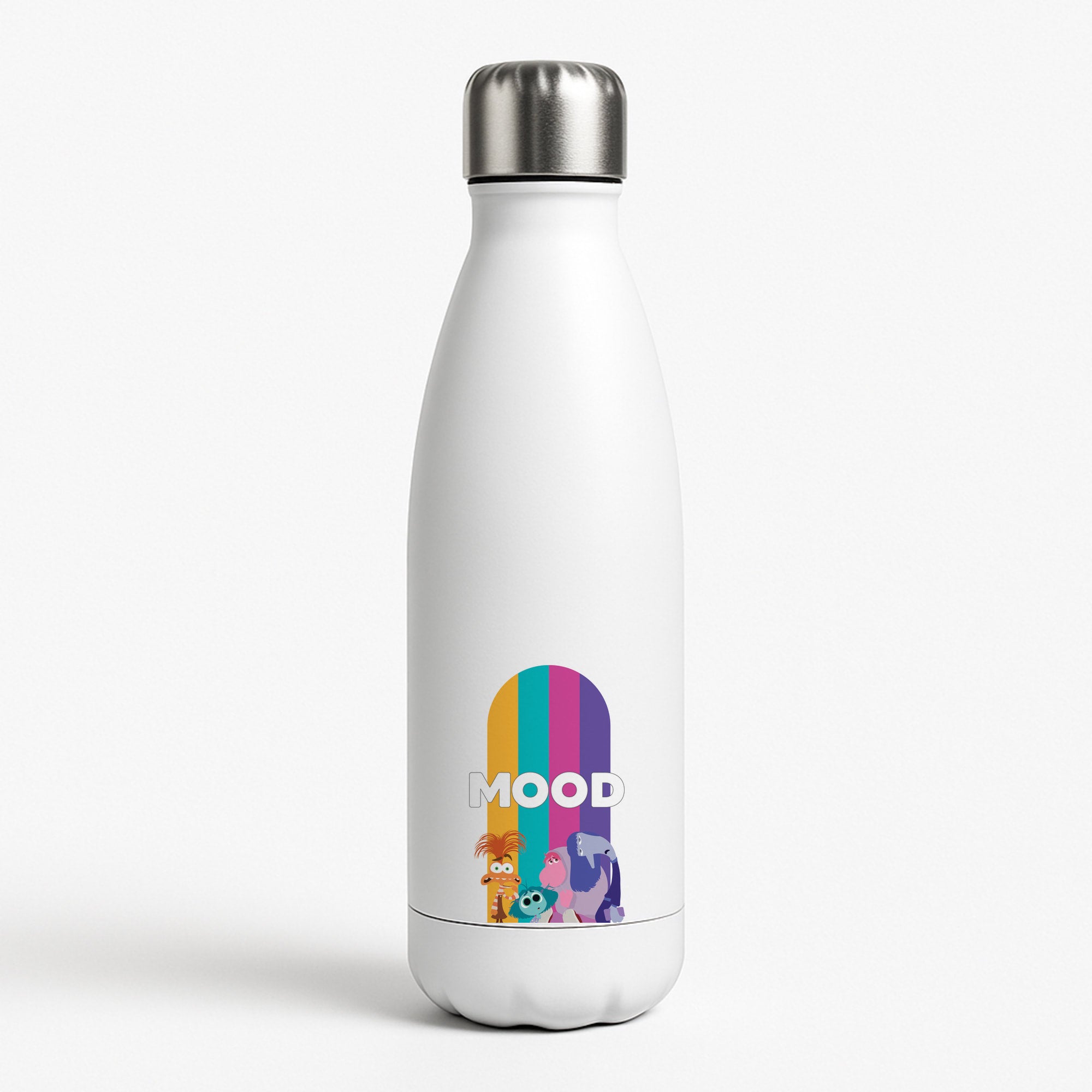 Mood - Inside Out White Water Bottle