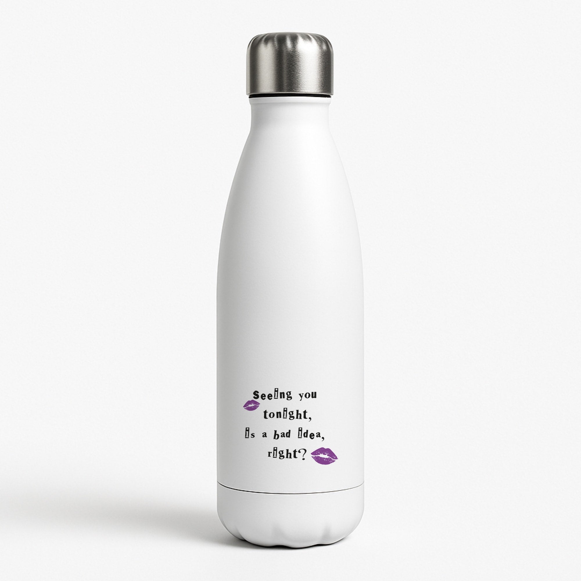 Seeing You Tonight - Olivia White Water Bottle