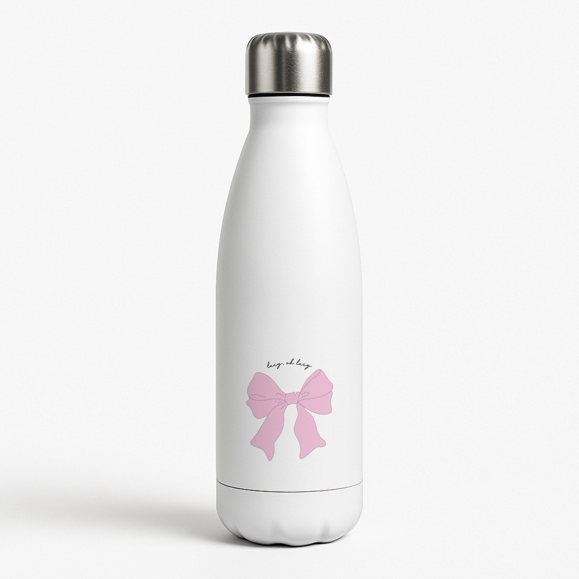 Lacy- Olivia White Water Bottle