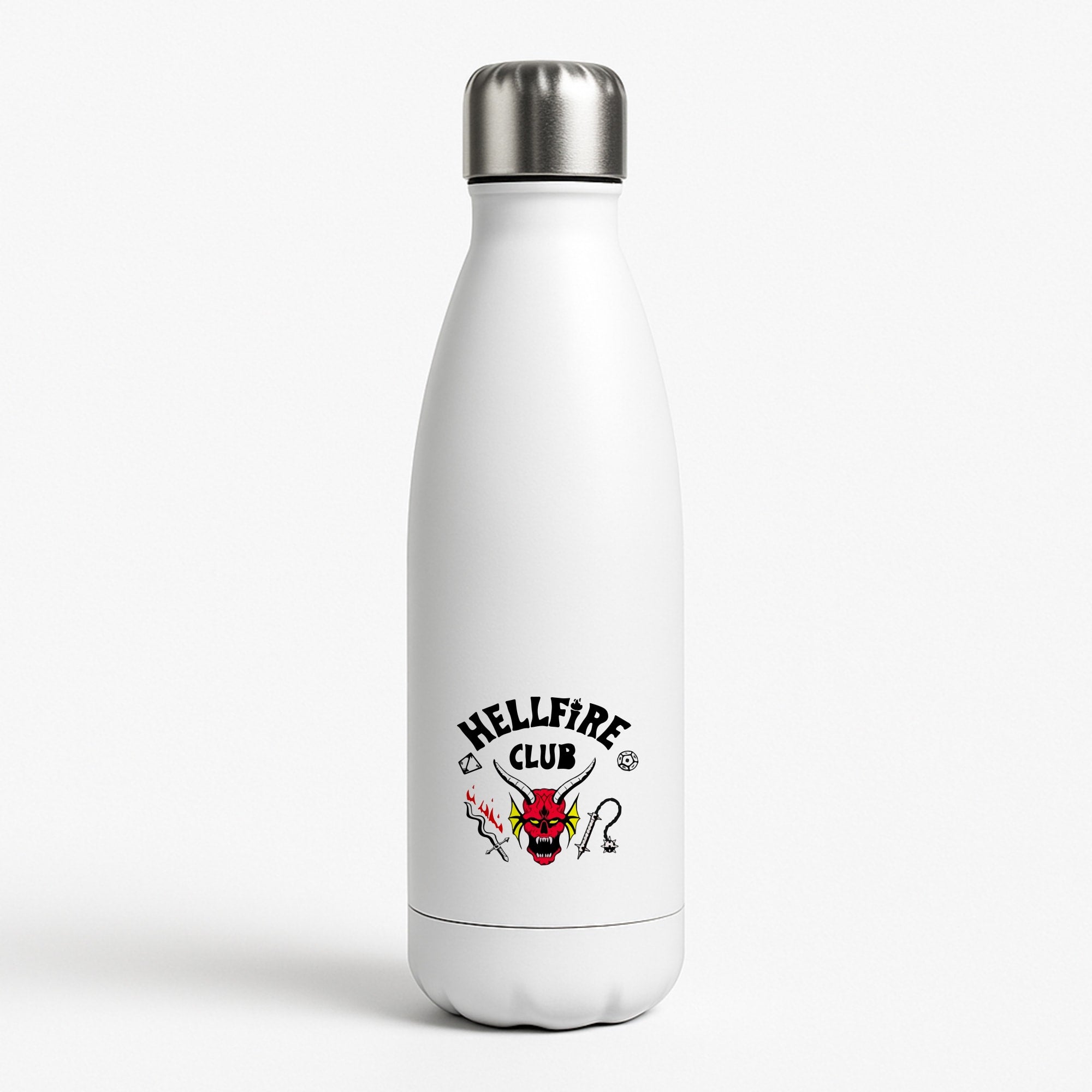 Hellfire Club Logo White Water Bottle