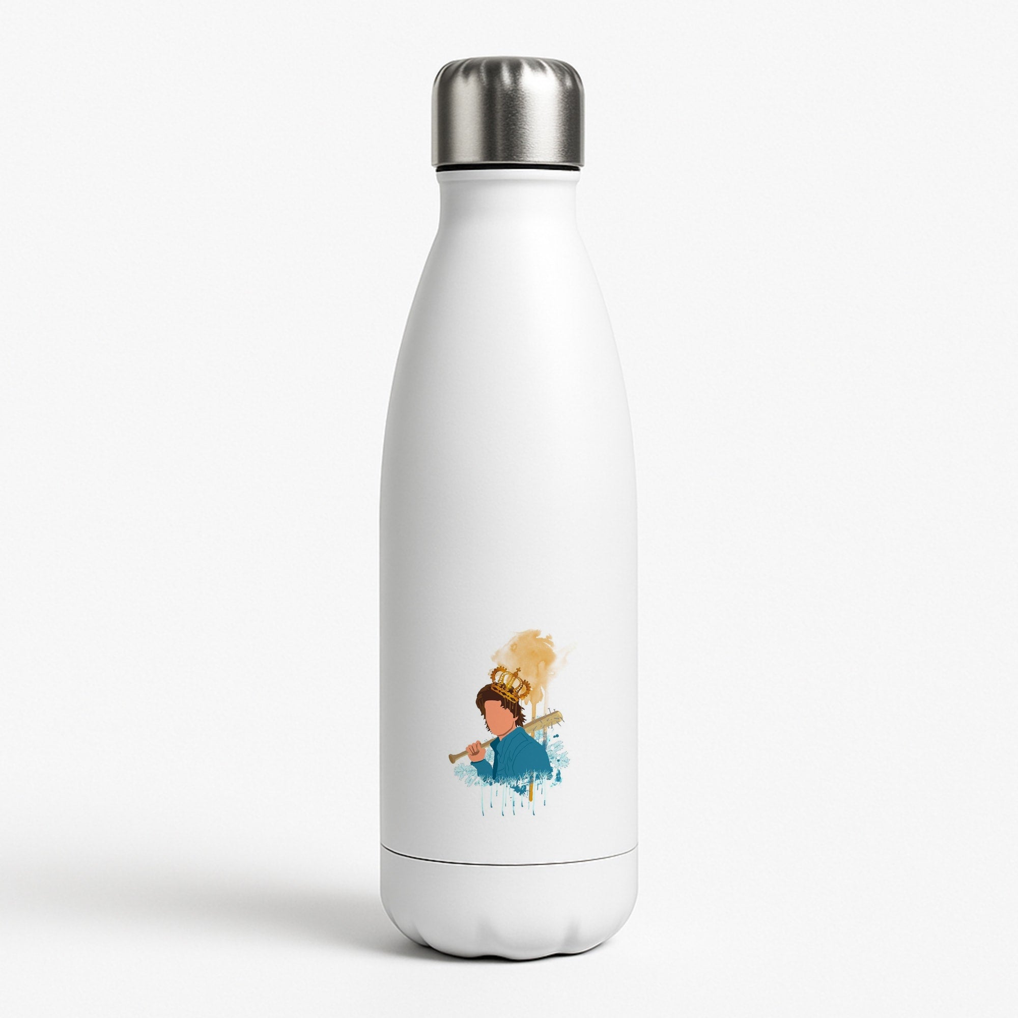 King Steve White Water Bottle