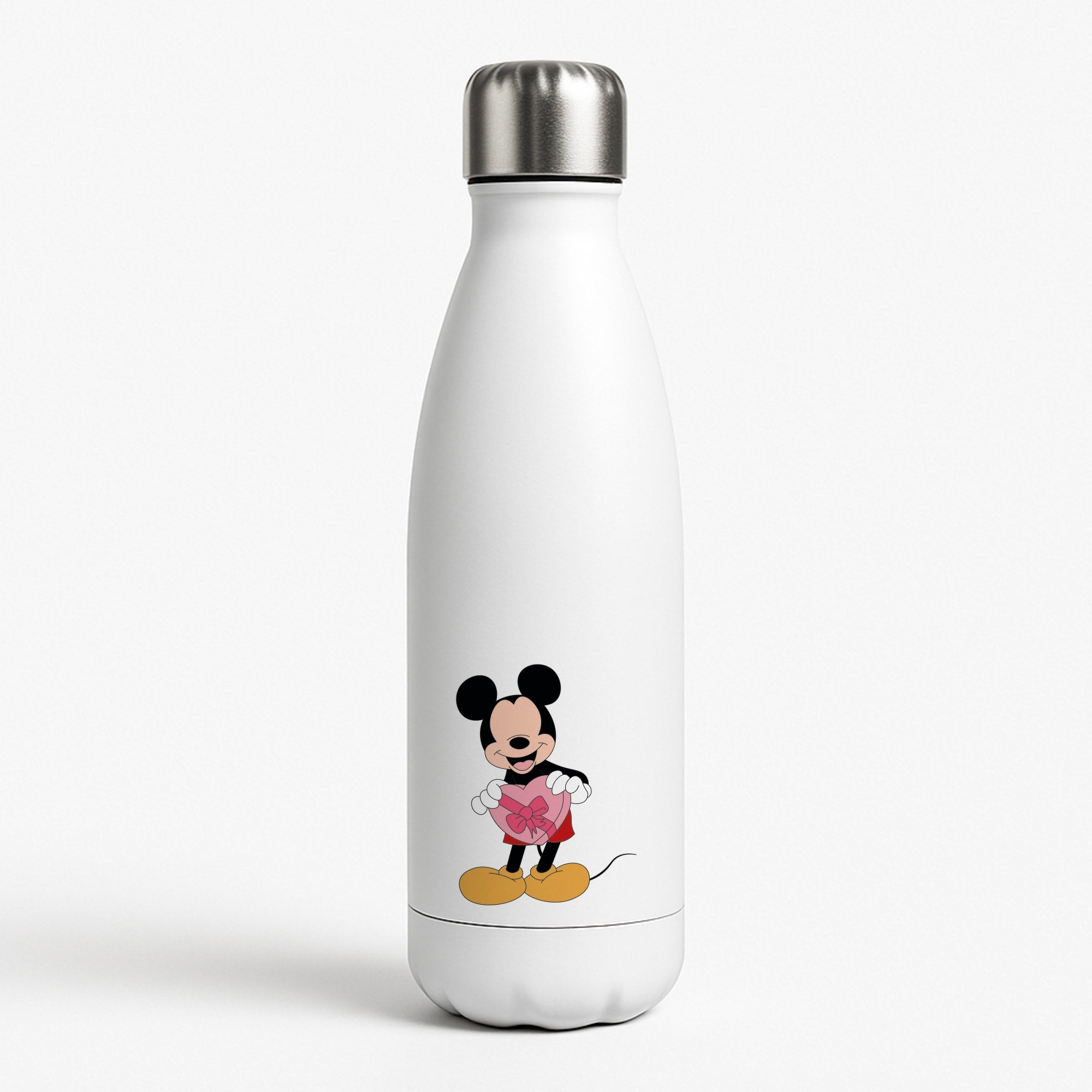 Mickey's Gift Valentine's White Water Bottle