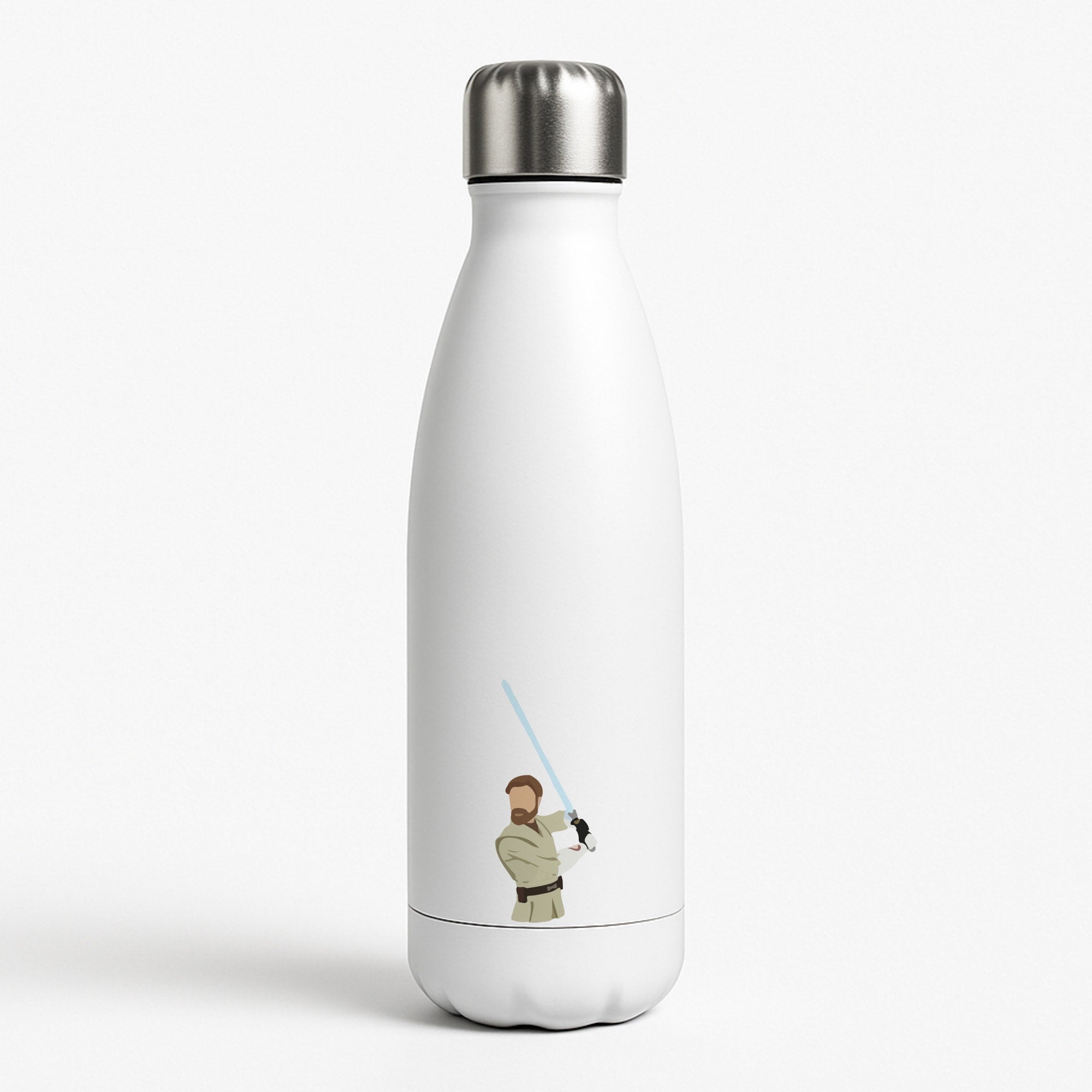 Kenobi Faceless White Water Bottle