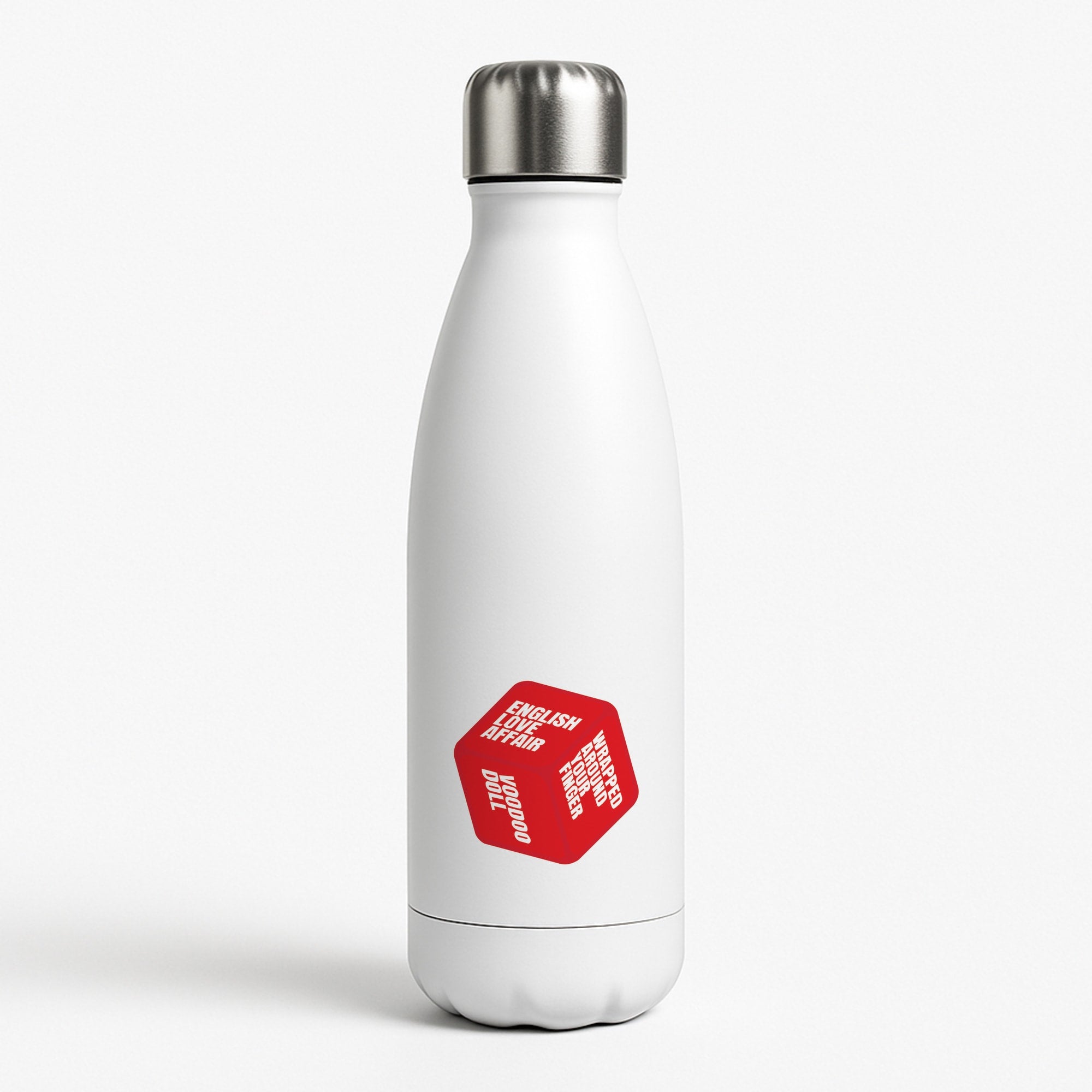 Dice White Water Bottle