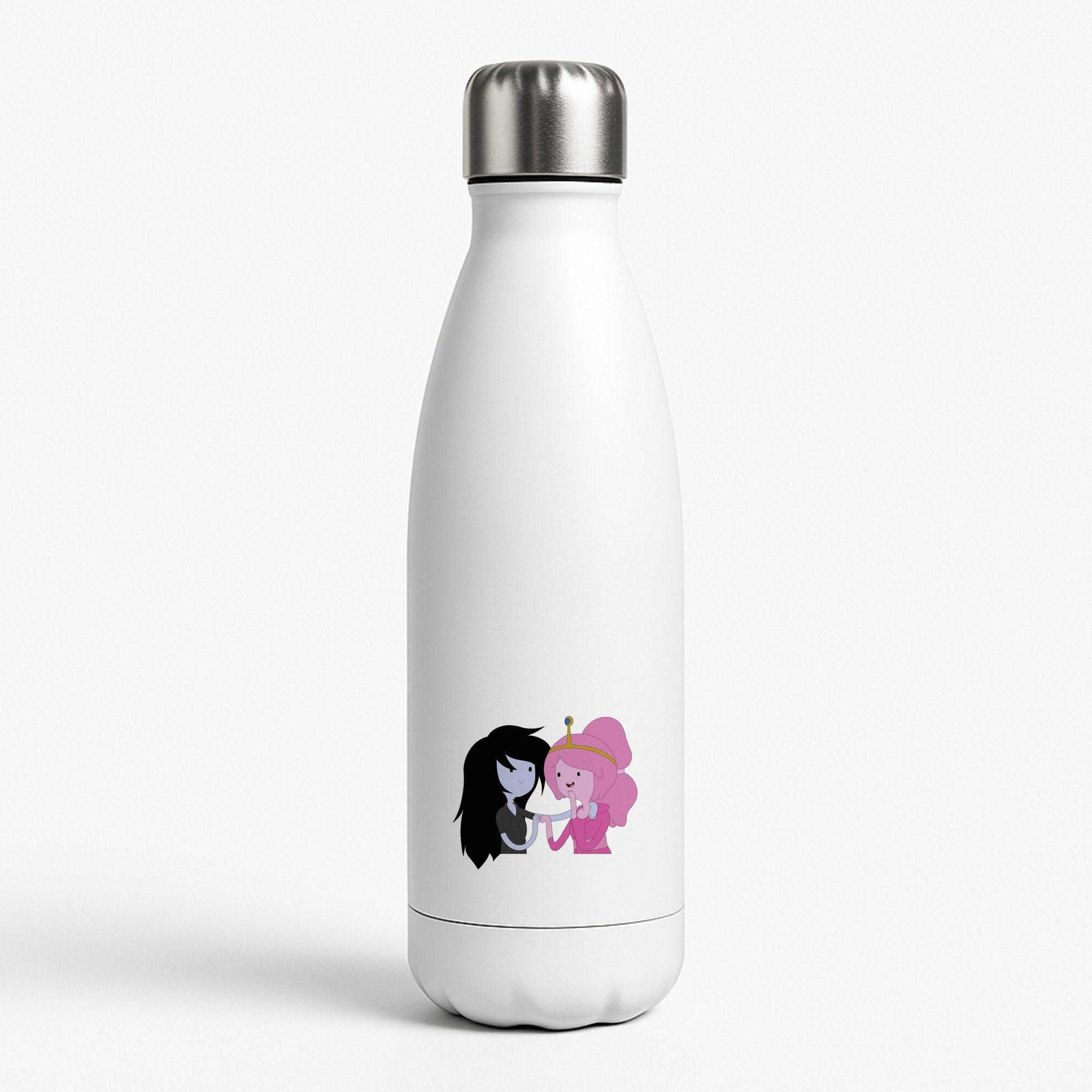 Marceline And Bubblegum White Water Bottle