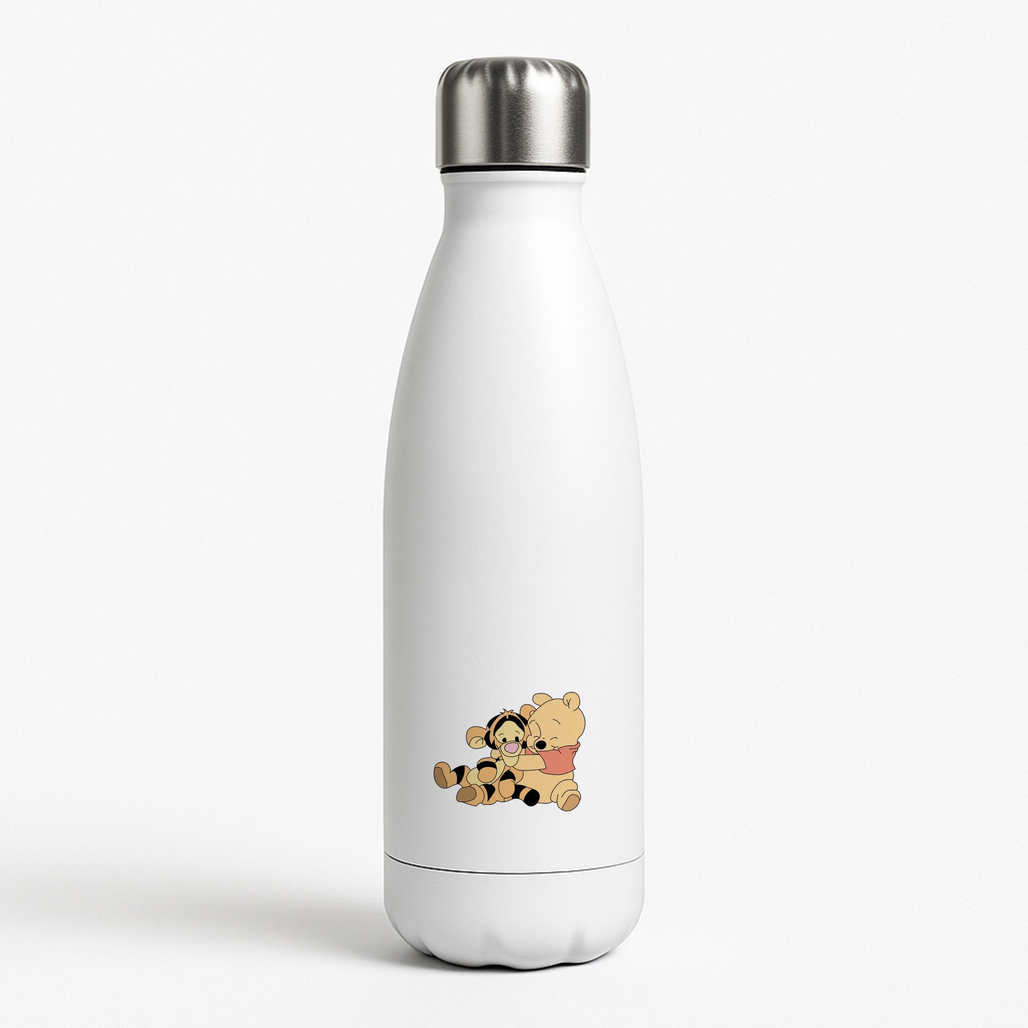 A Hug Said Pooh - Winnie White Water Bottle