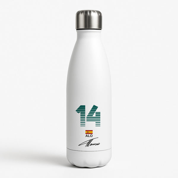 Alonso - F1 White Water Bottle