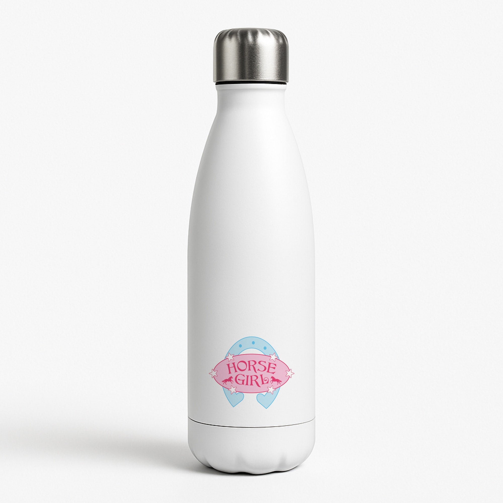 Horse Girl - Horses White Water Bottle