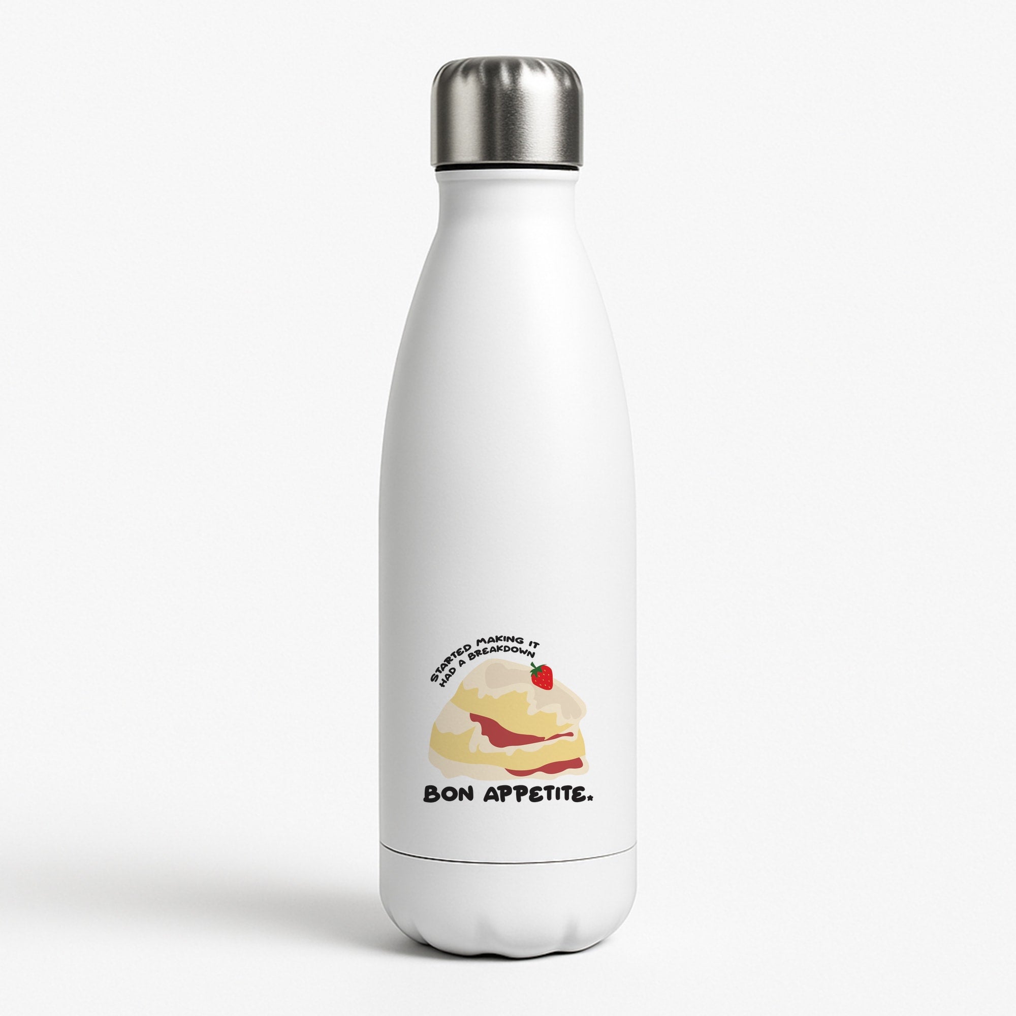 Bon Appetite - British Pop Culture White Water Bottle
