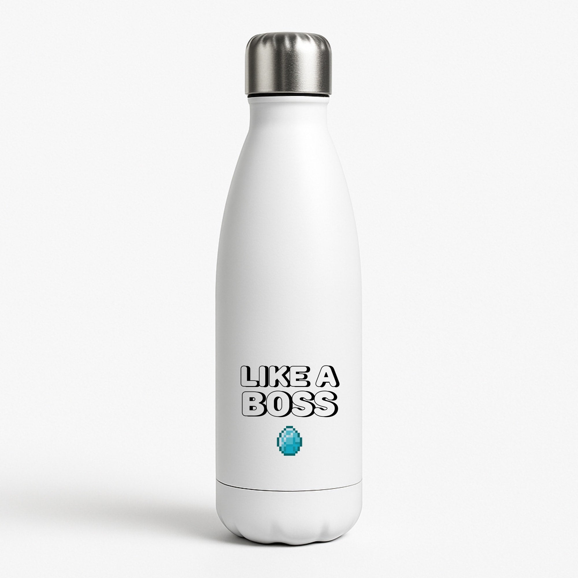 Like A Boss White Water Bottle