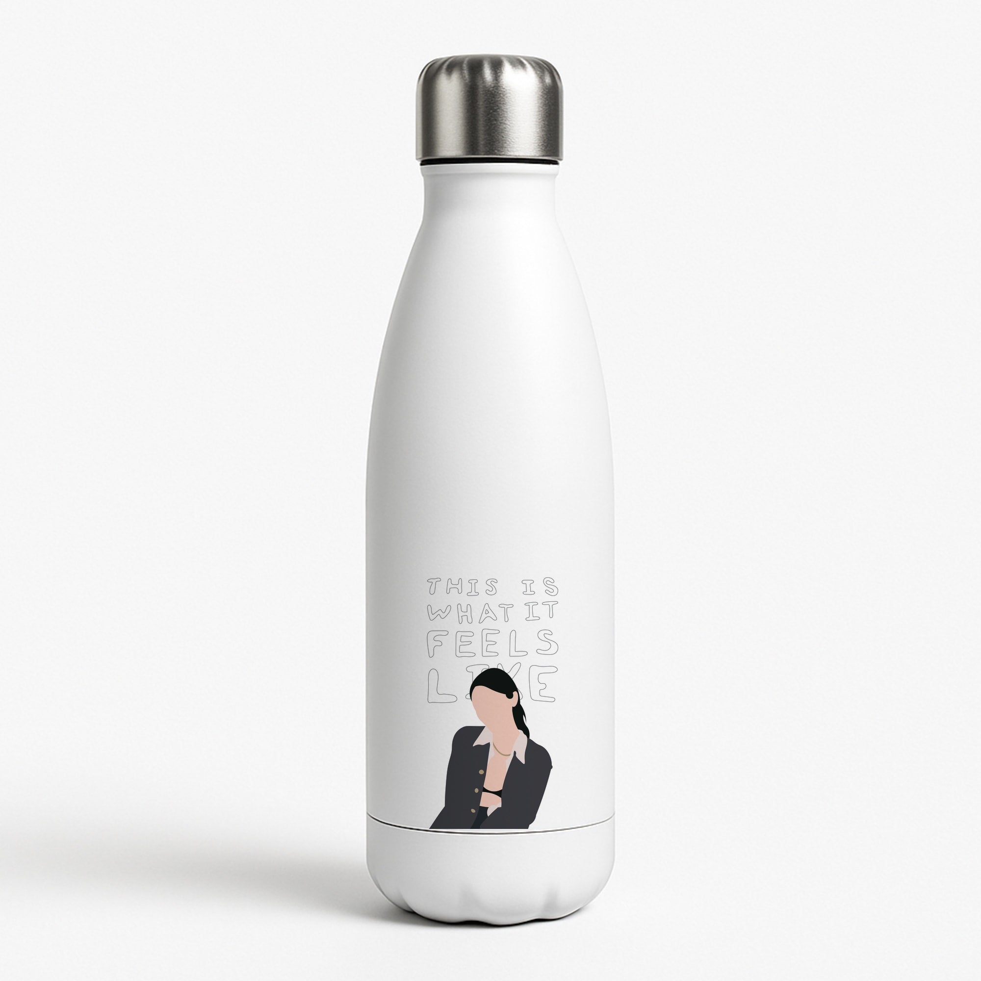 This Is What It Feels Like - Abrams White Water Bottle