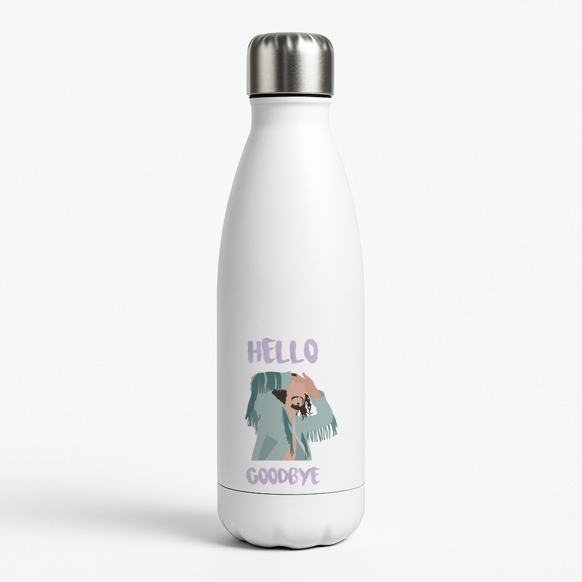 Hello Goodbye White Water Bottle