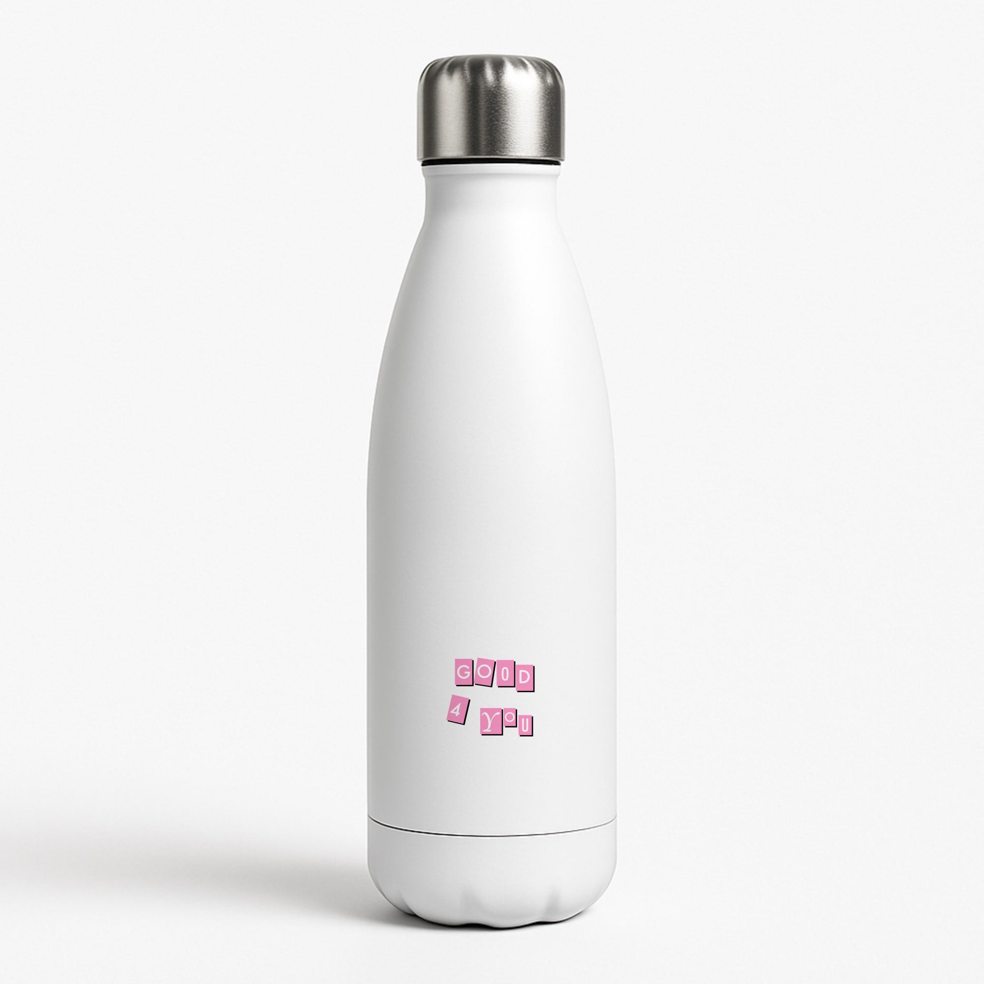 Well Good For You - Olivia White Water Bottle