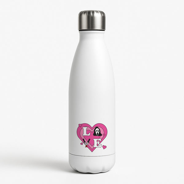 Love Ghost White Water Bottle