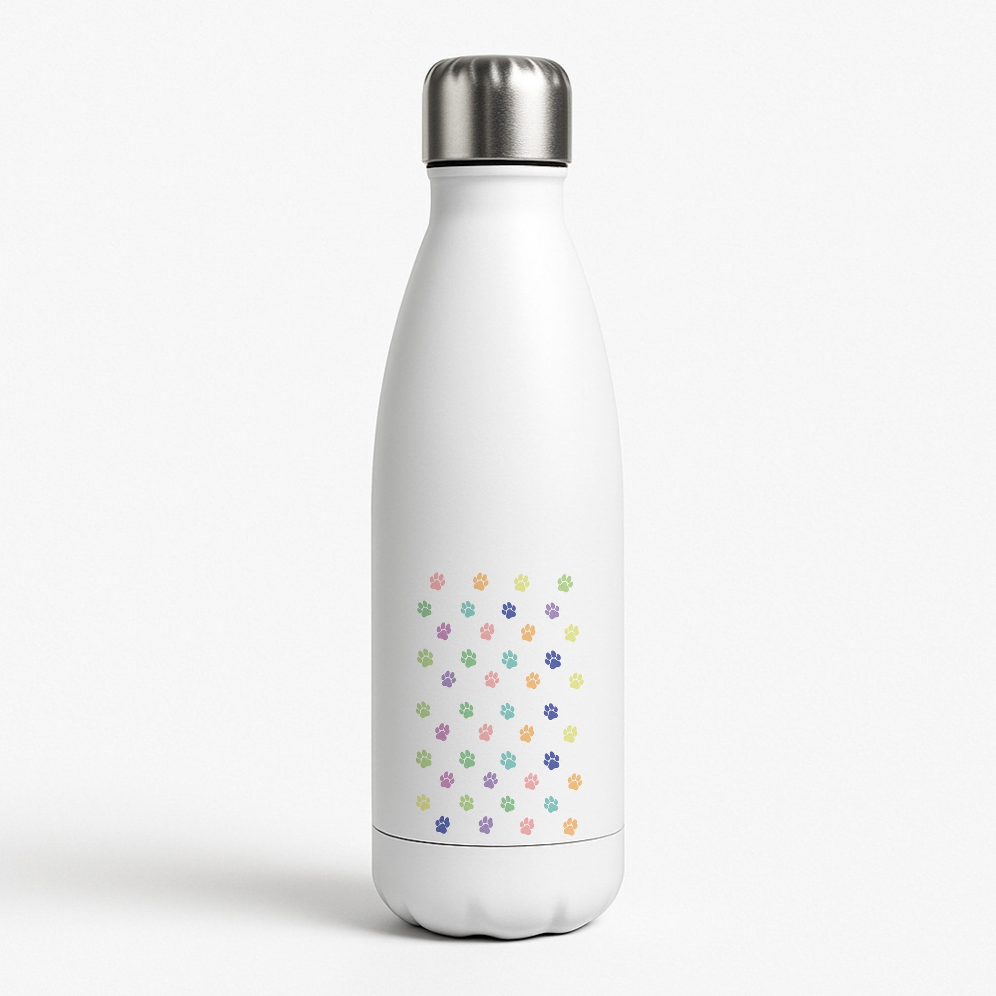Coloured patterns - Dog Patterns White Water Bottle