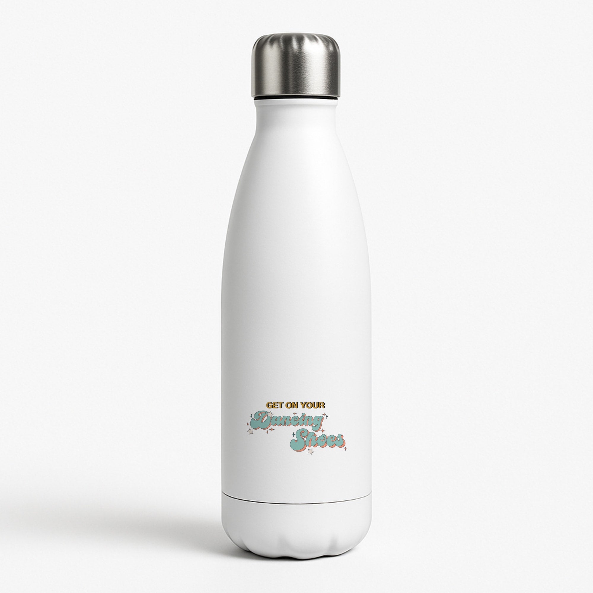 Get On Your Dancing Shoes White Water Bottle