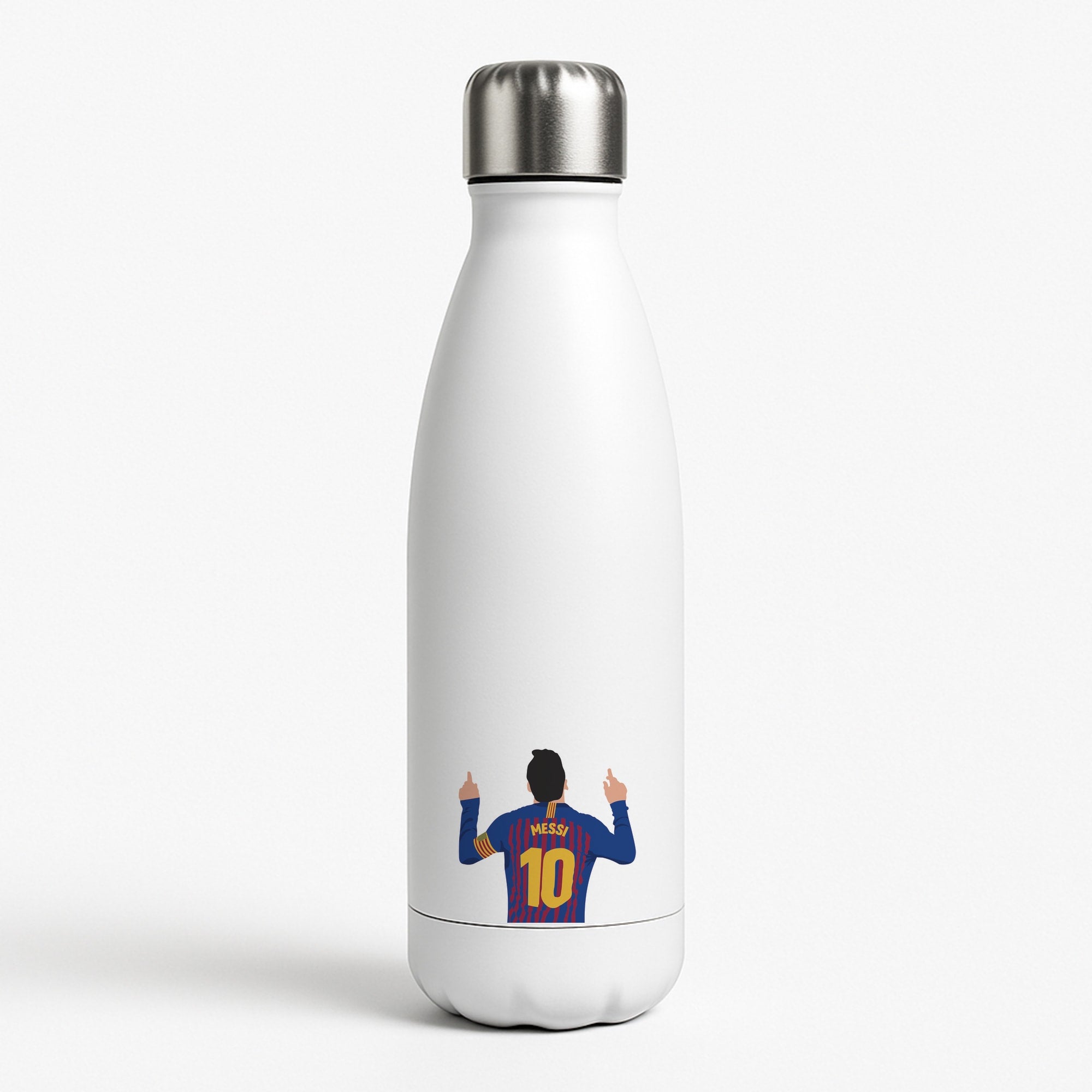 Messi - Football White Water Bottle