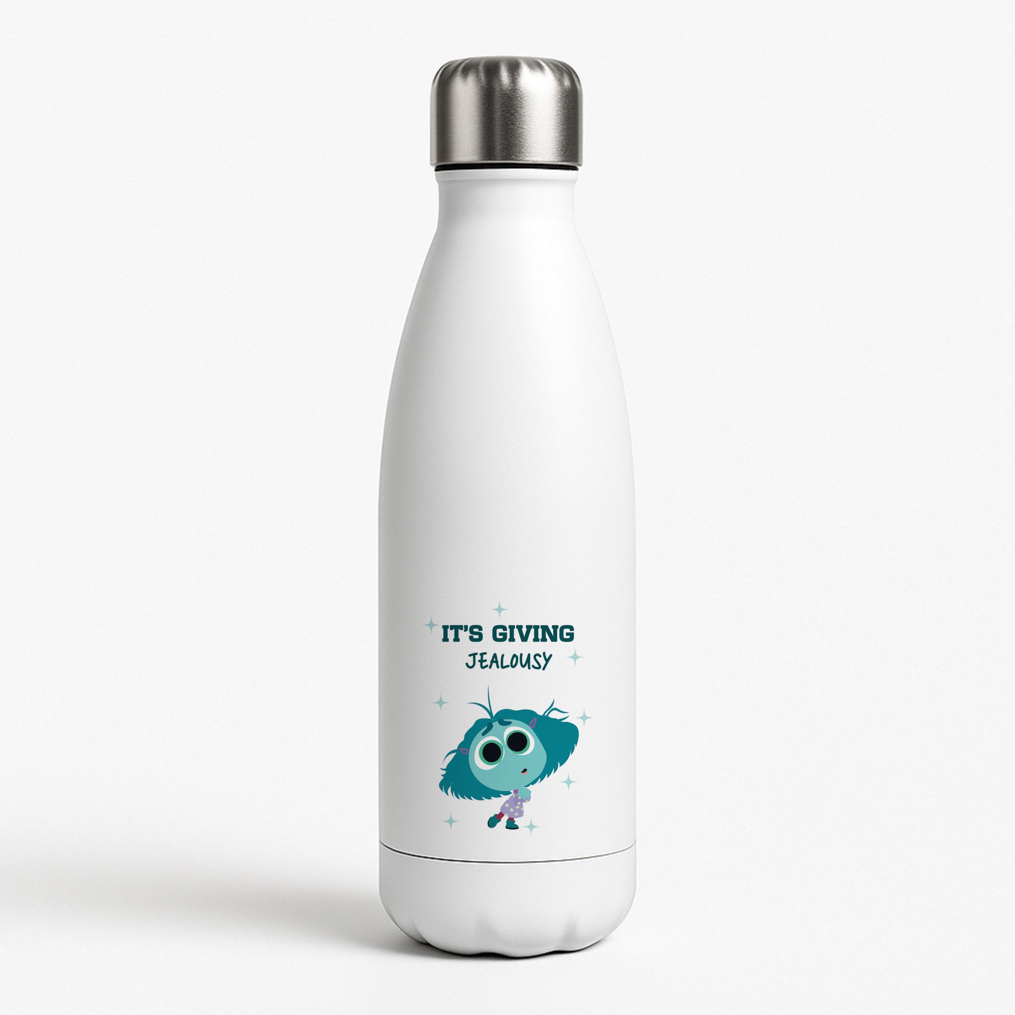 It's Giving Jelousy - Inside Out White Water Bottle