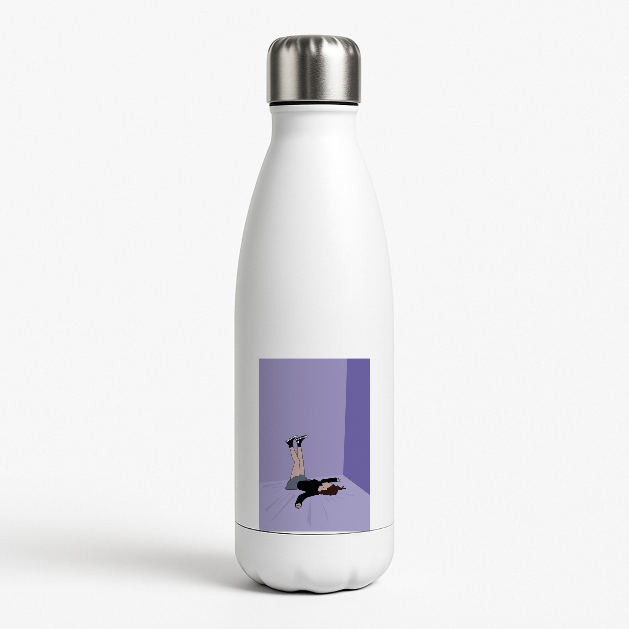 Guts - Olivia White Water Bottle