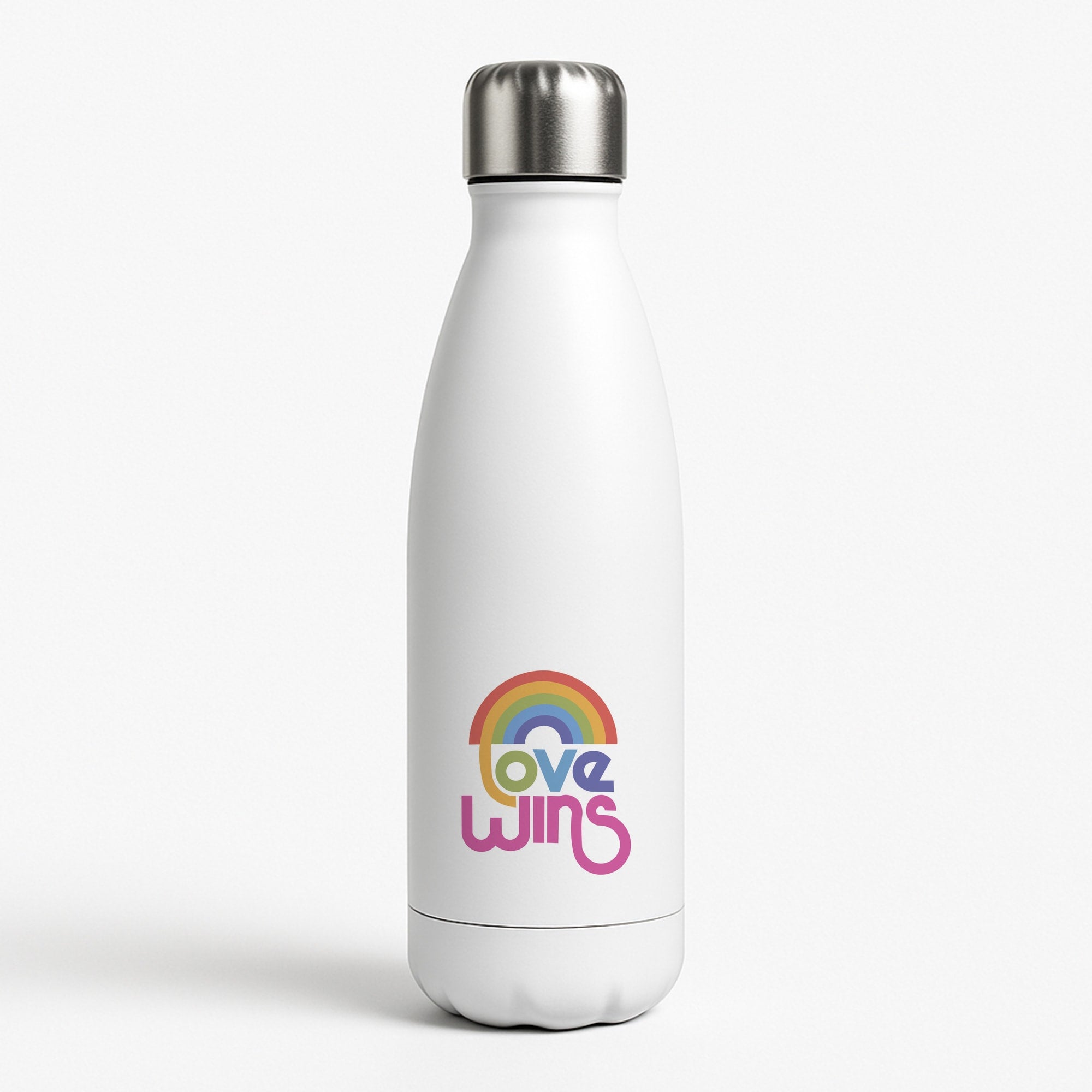 Love Wins - Pride White Water Bottle