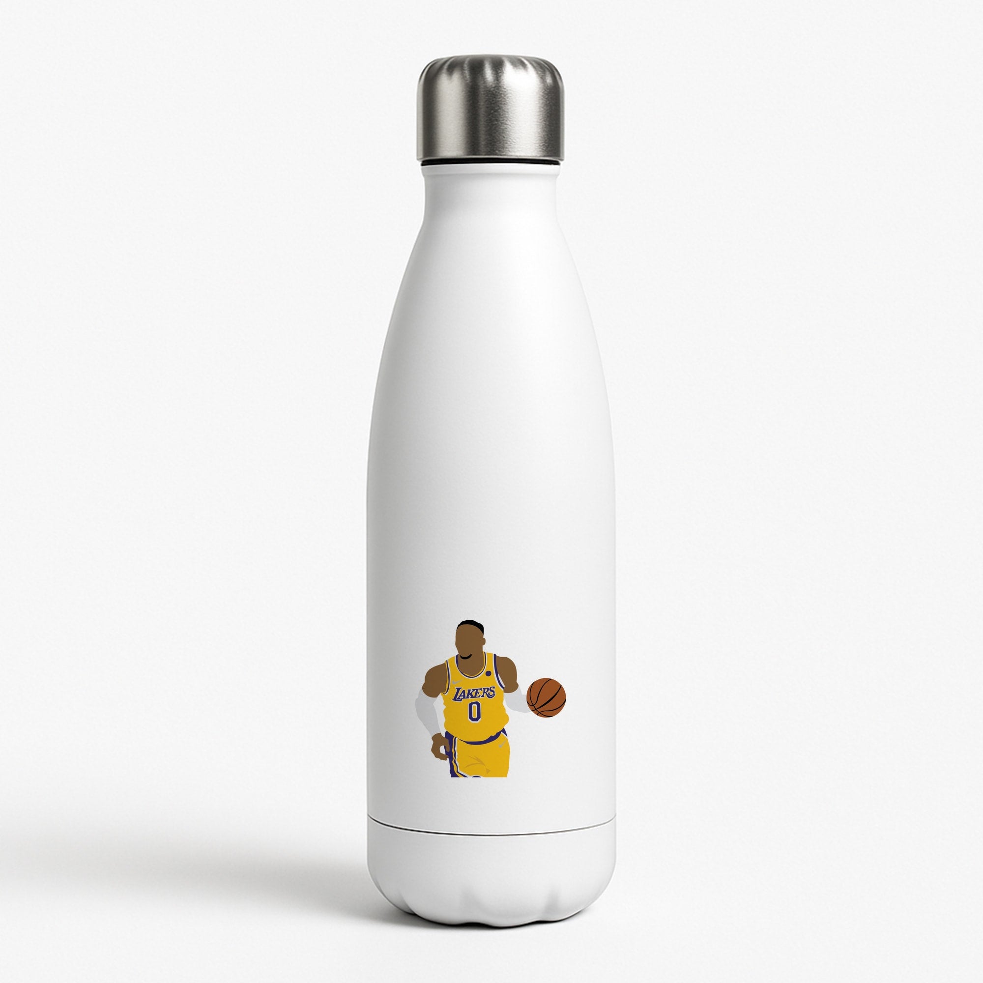 Young - Basketball White Water Bottle