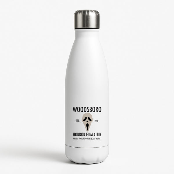 Woodsboro Horror Film Club - Scream White Water Bottle
