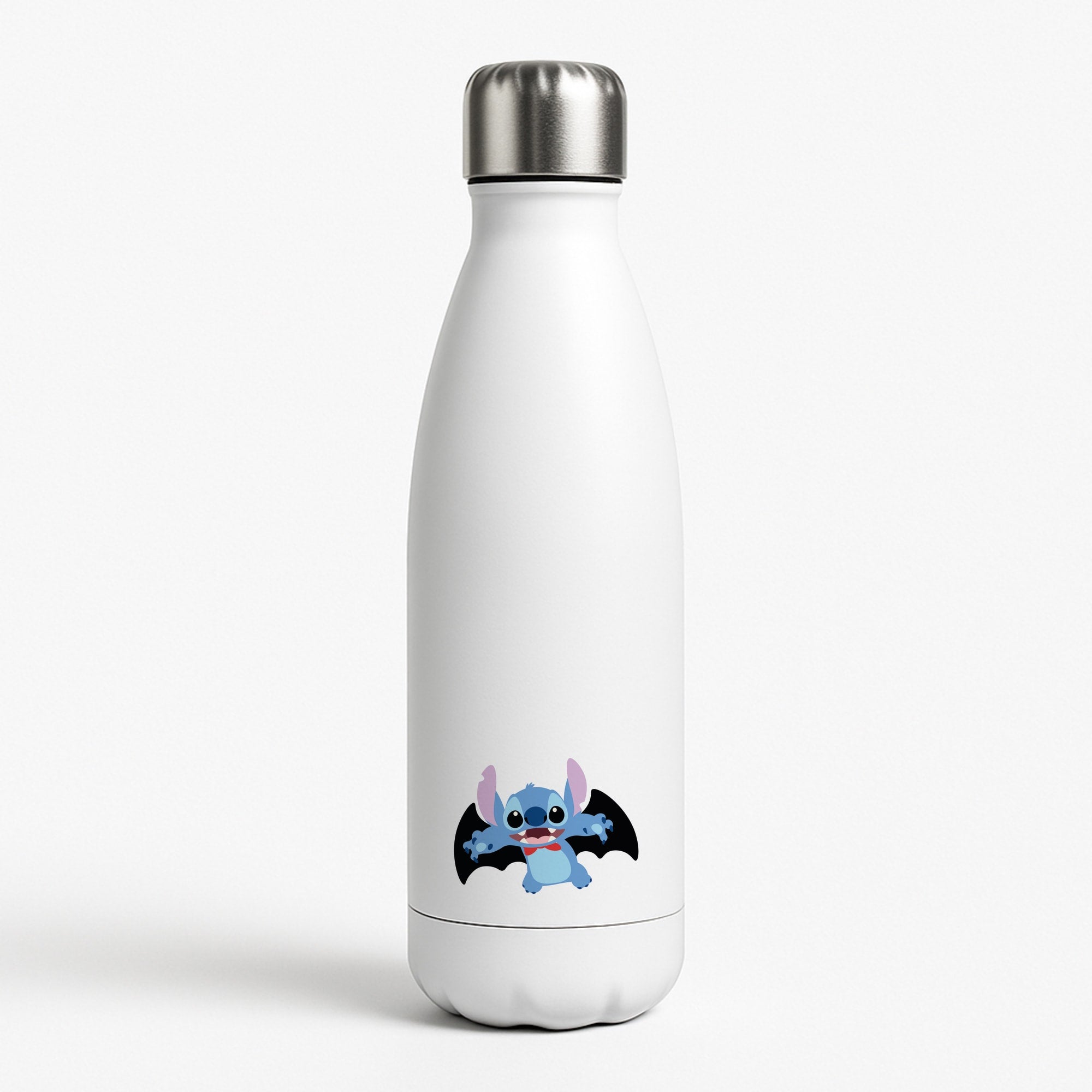 Vampire Alien Blue Halloween White Water Bottle