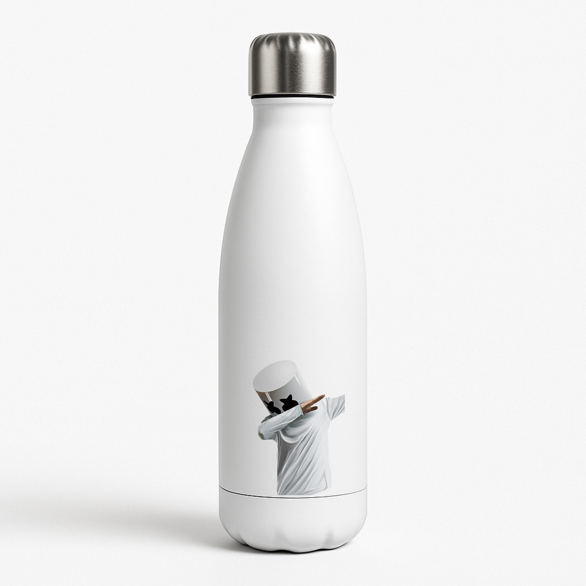 White Helmet DJ Dab White Water Bottle