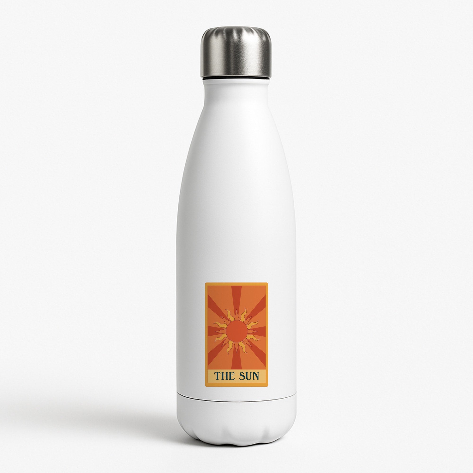 The Sun - Tarot Cards White Water Bottle