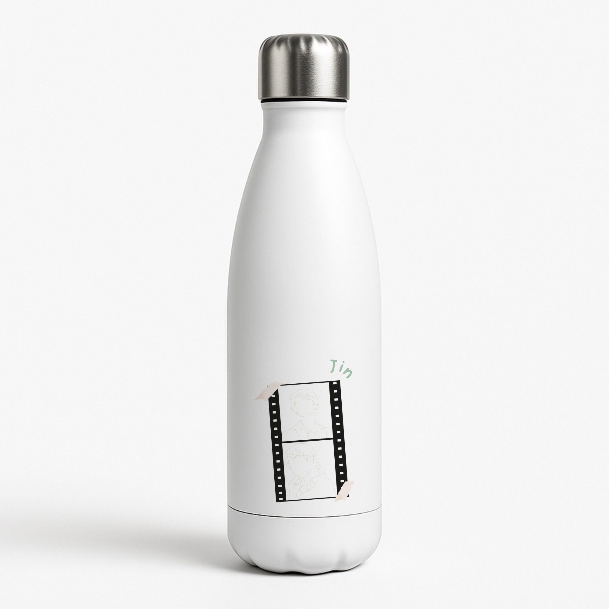 Jin - BTS White Water Bottle