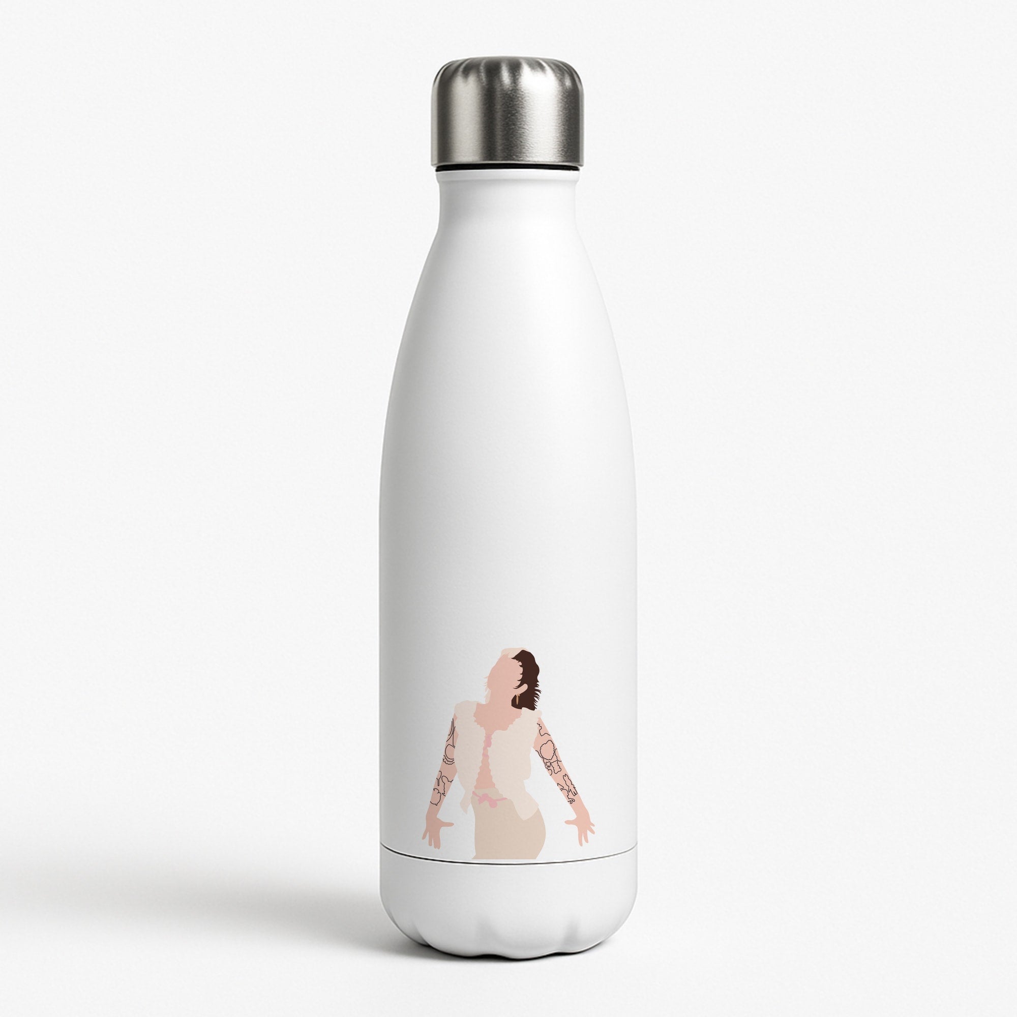 Hearts White Water Bottle