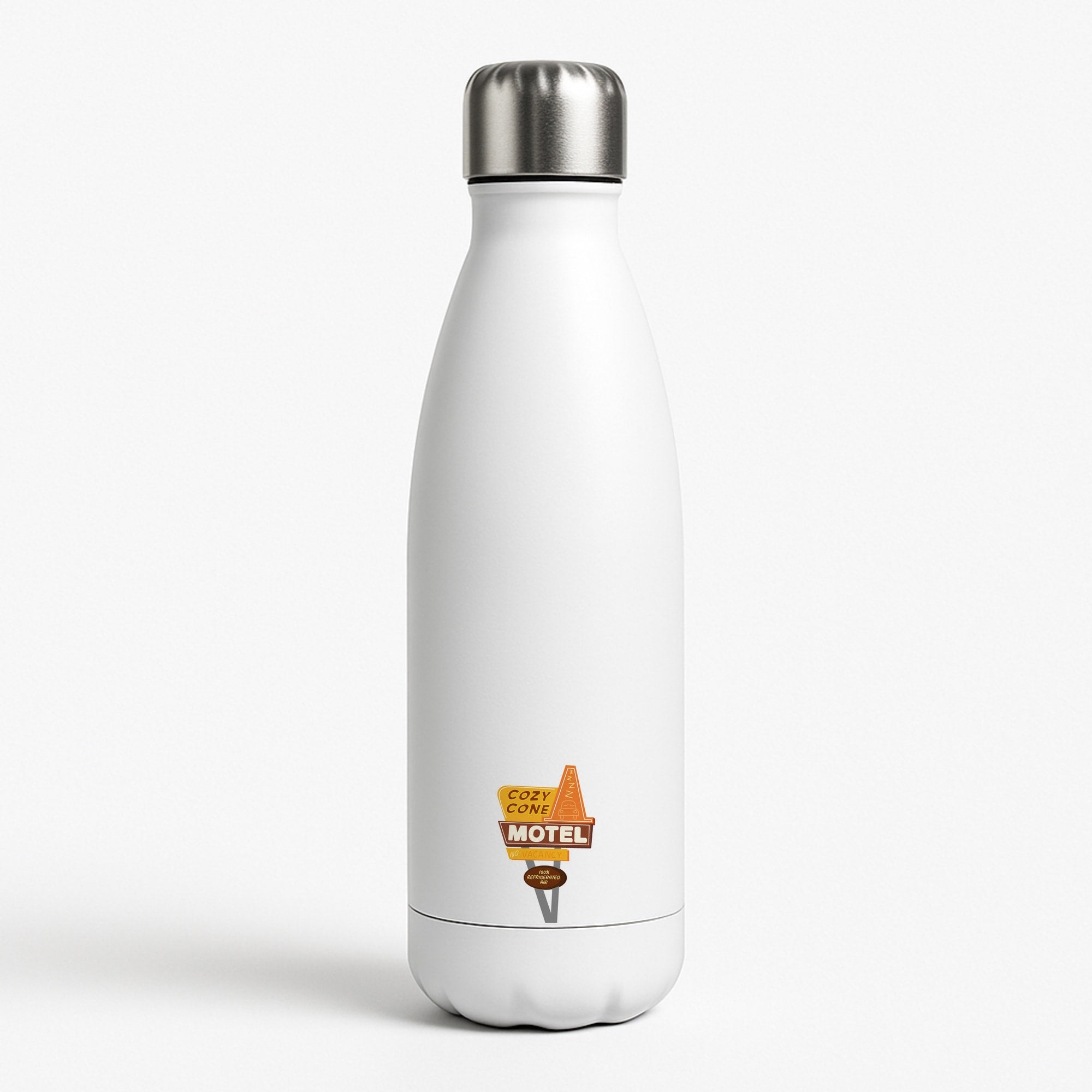 Cozy Cone Motel - Cars White Water Bottle