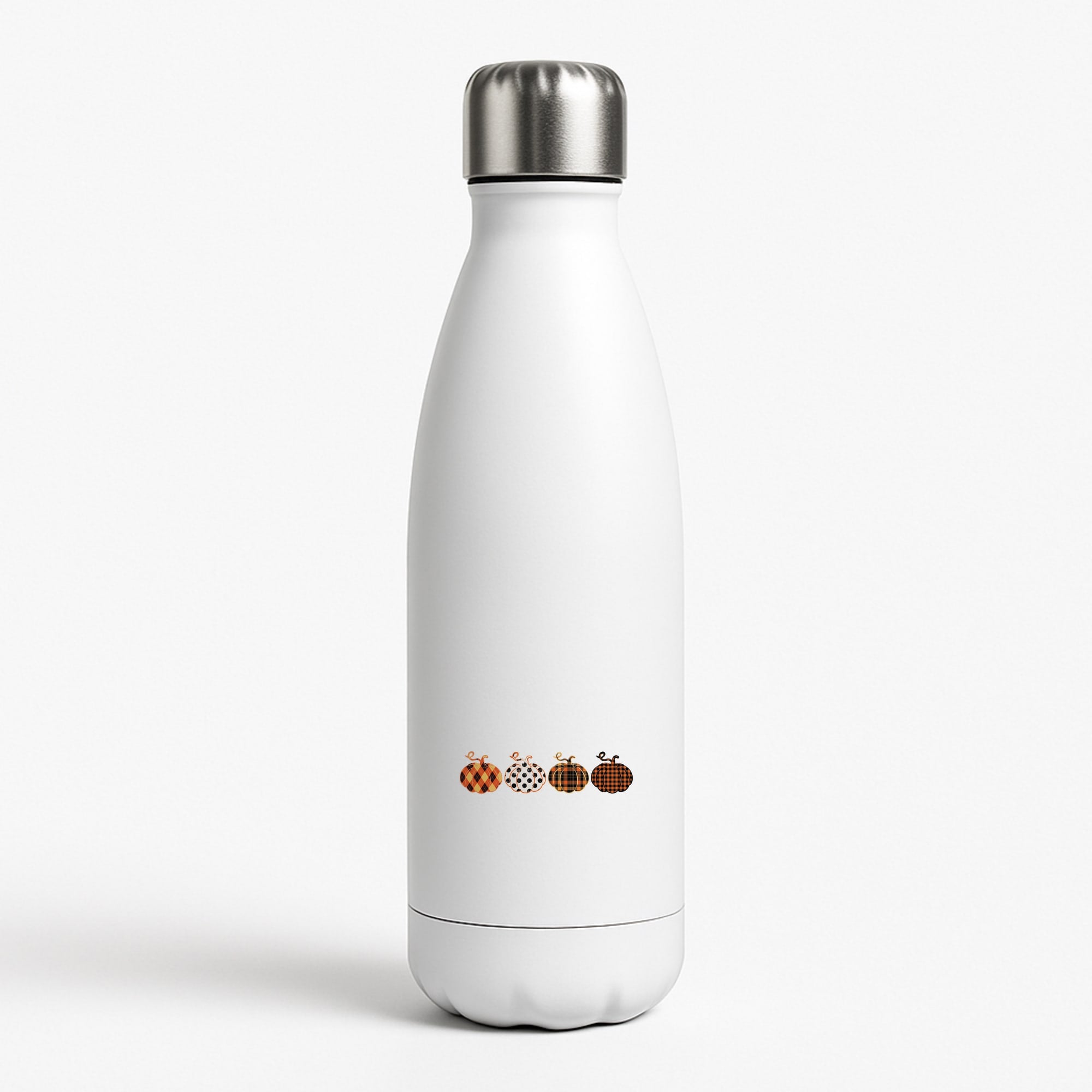 Halloween Pattern 11 White Water Bottle
