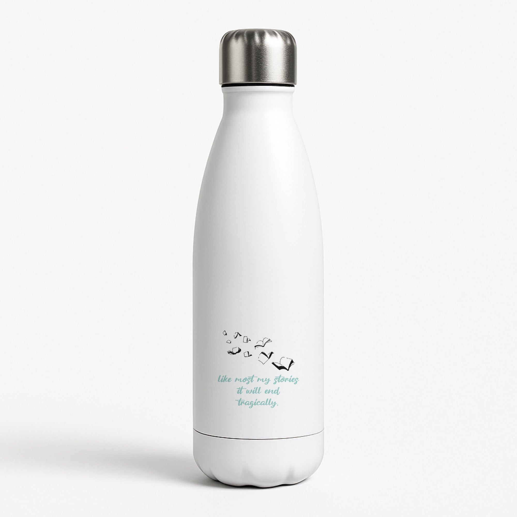 Like Most My Stories White Water Bottle