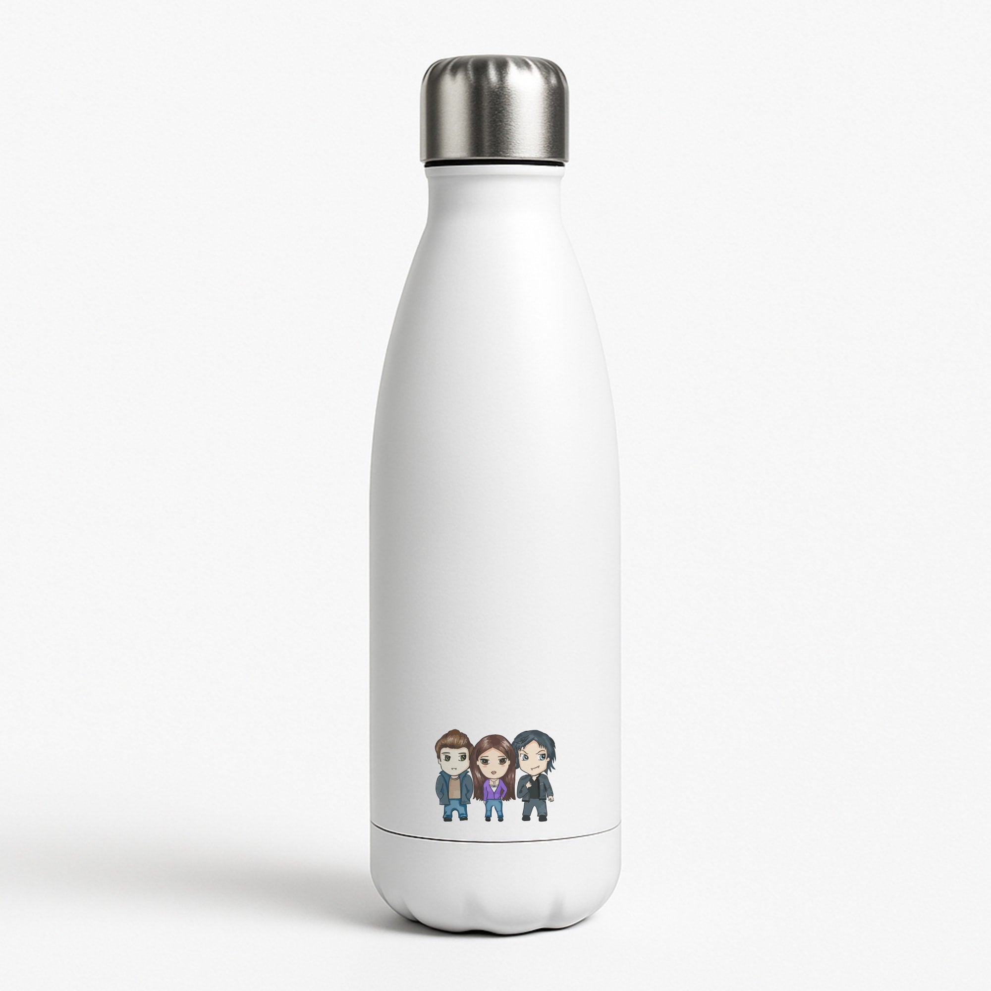 VPD Cartoon White Water Bottle