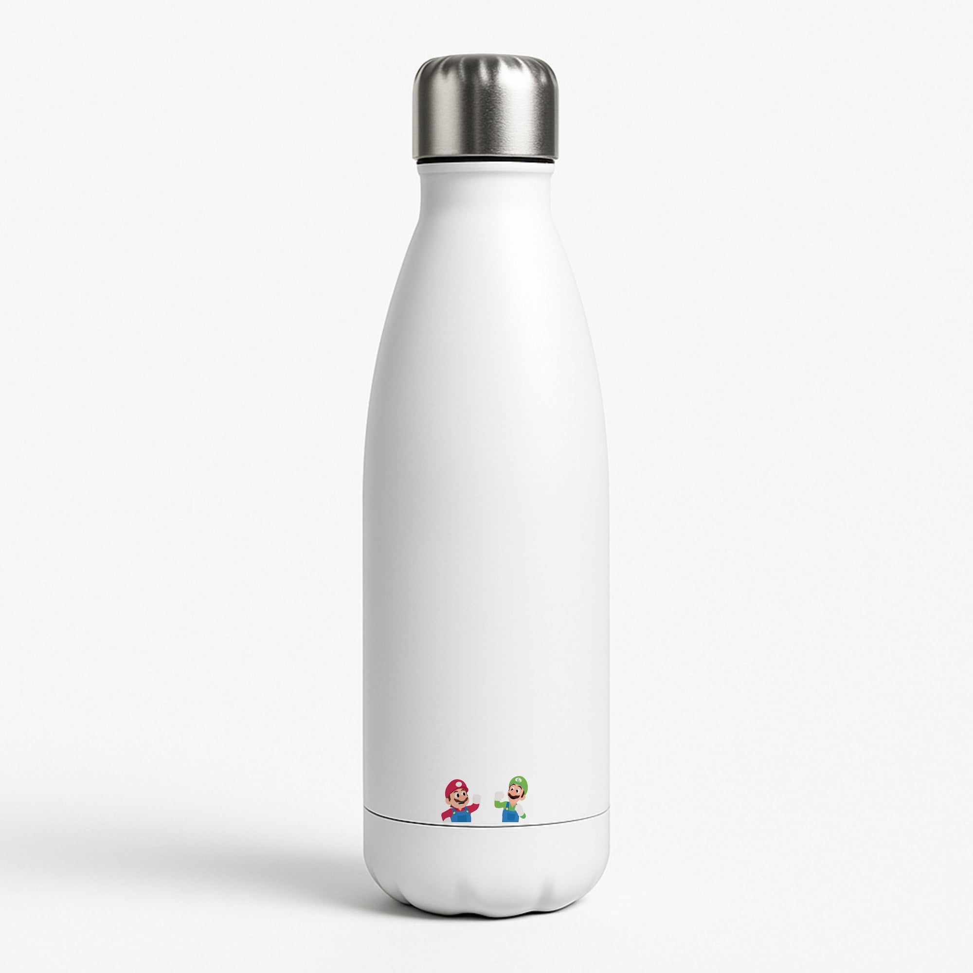 Mario And Luigi White Water Bottle