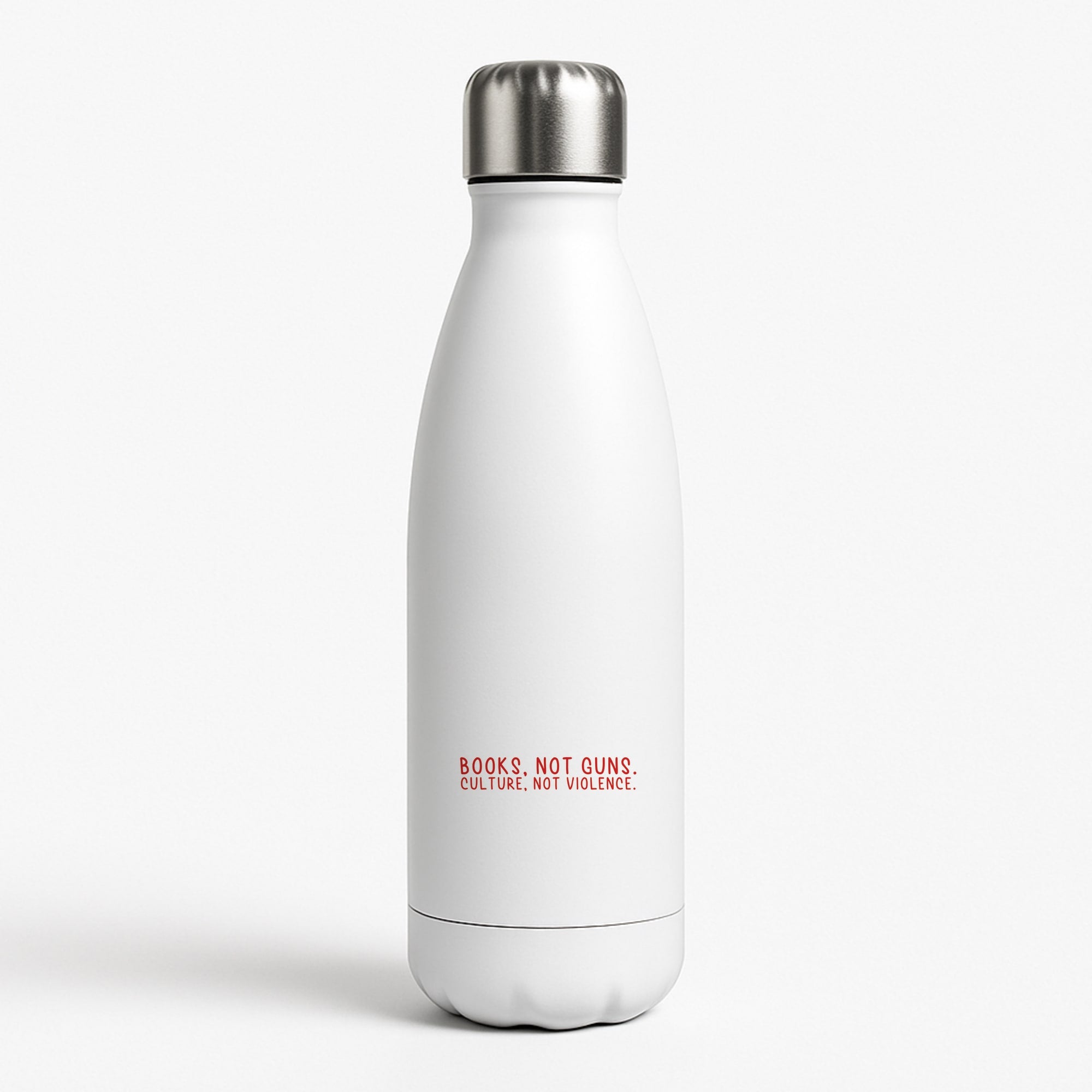 Books, Not Guns - TV Quotes Water Bottle