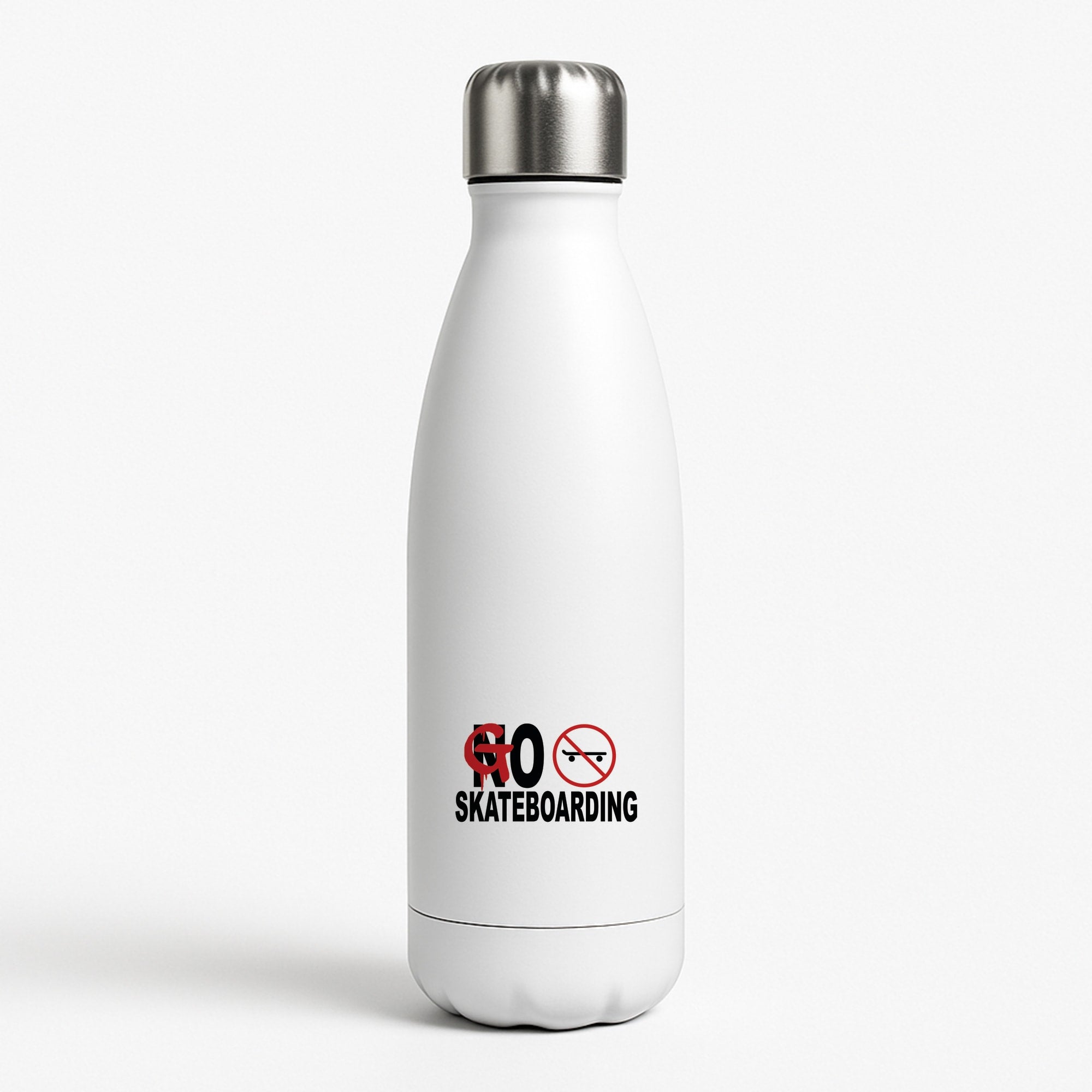 Go Skateboarding - Skate Aesthetic White Water Bottle