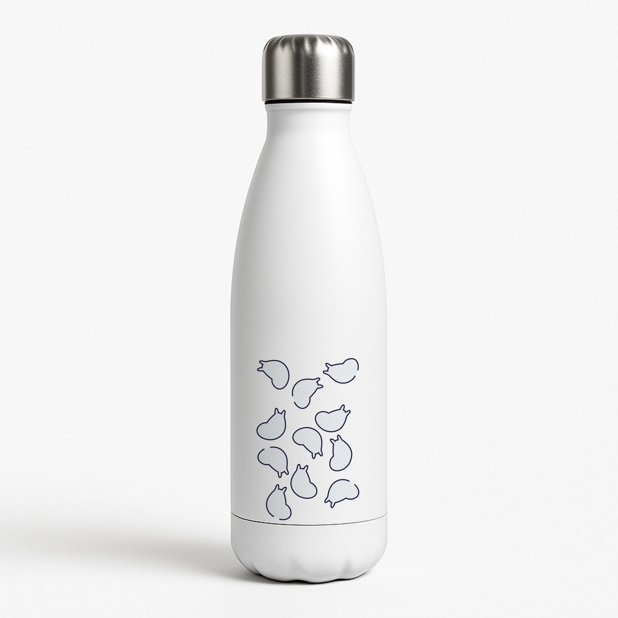 Moom Pattern White Water Bottle