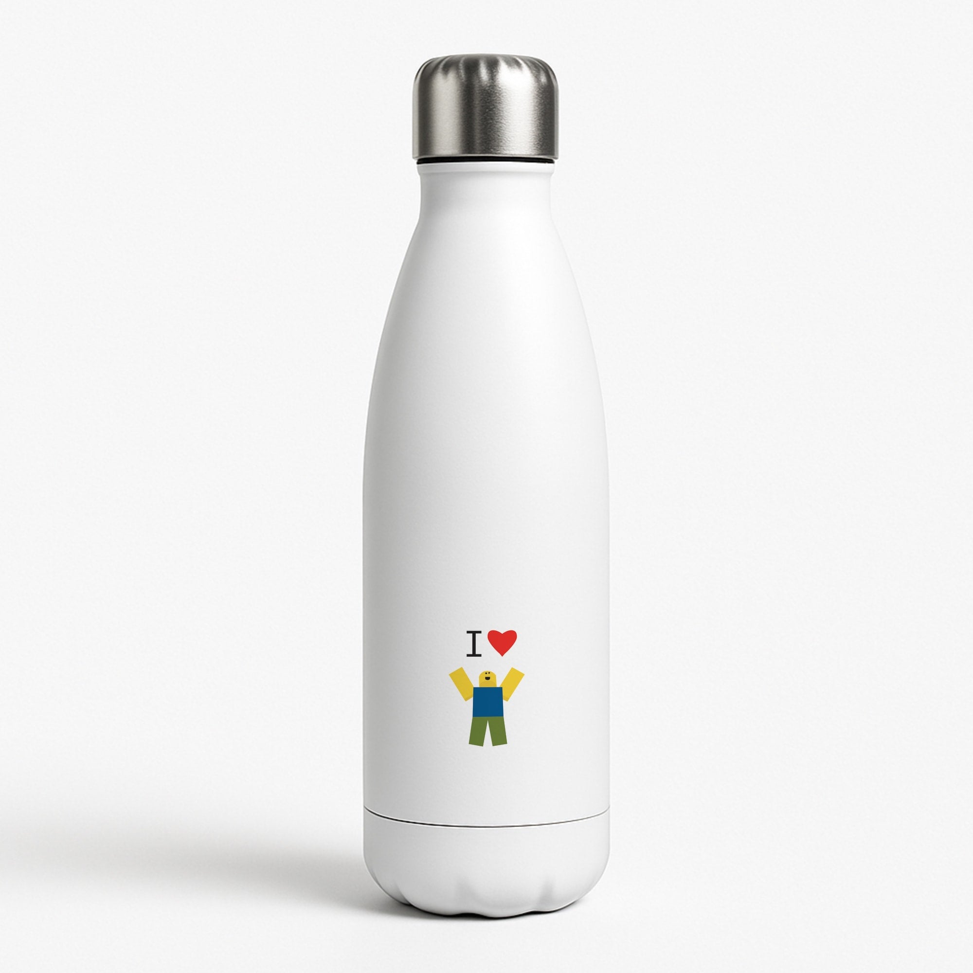 I love Blox Gaming White Water Bottle