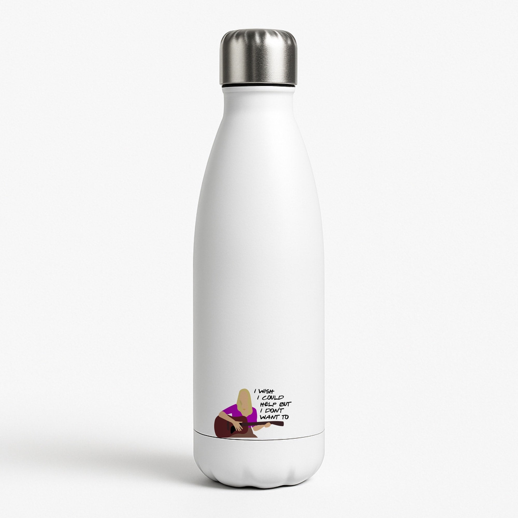 I Wish I Could Help But I Don't Want To White Water Bottle