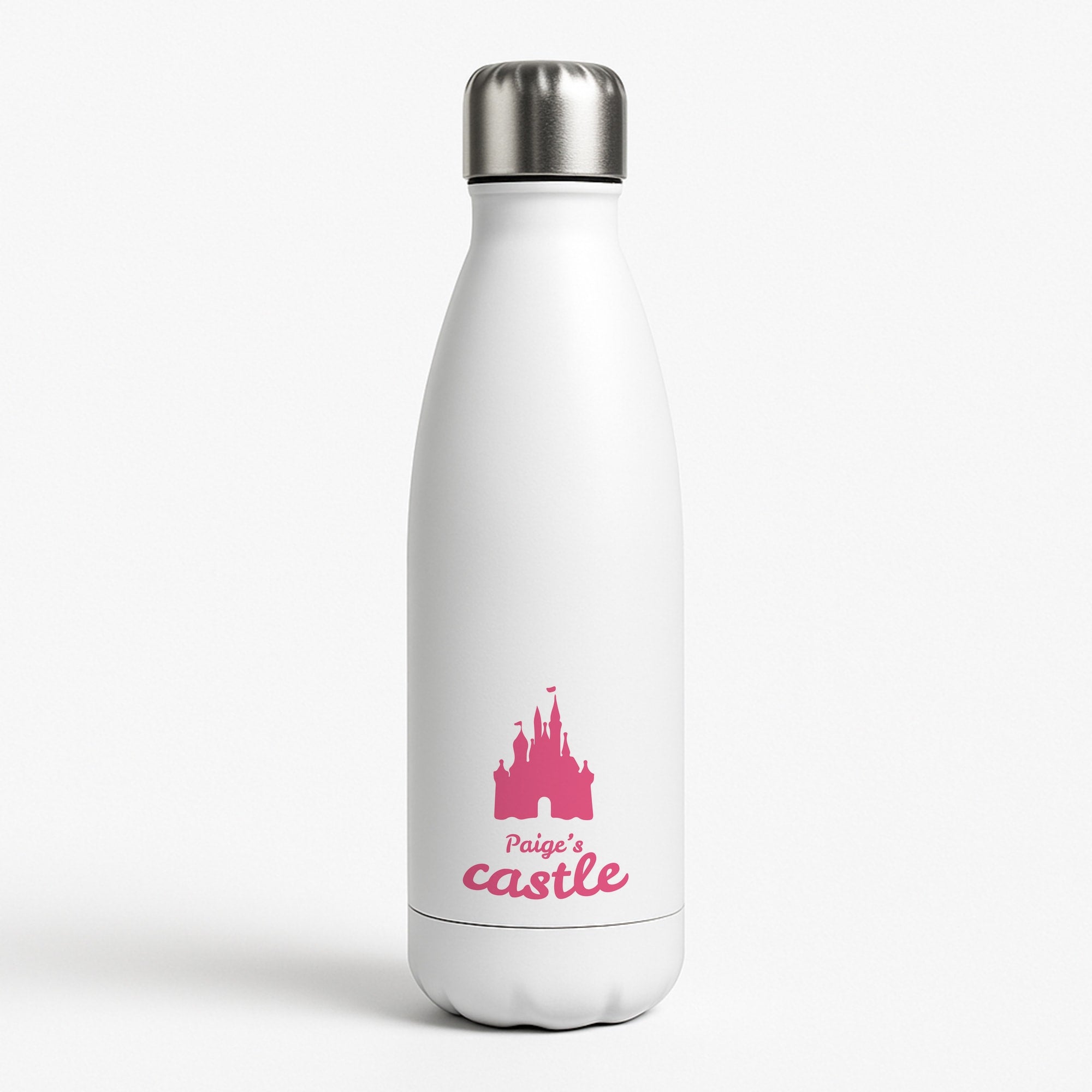 Fairytale Castle - Personalised Fairytale White Water Bottle