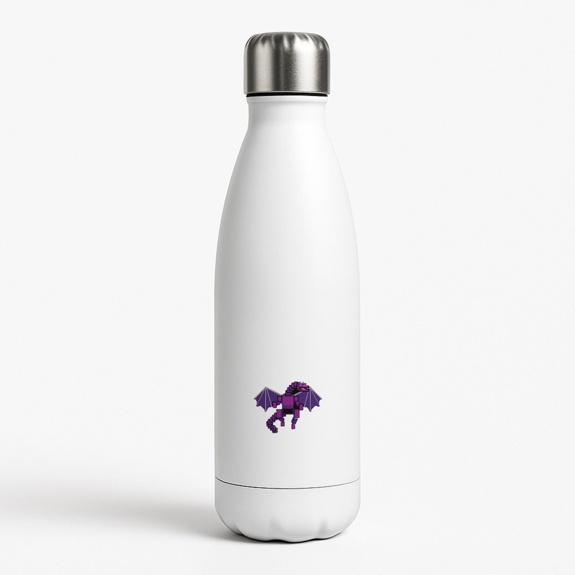 Ender Dragon White Water Bottle