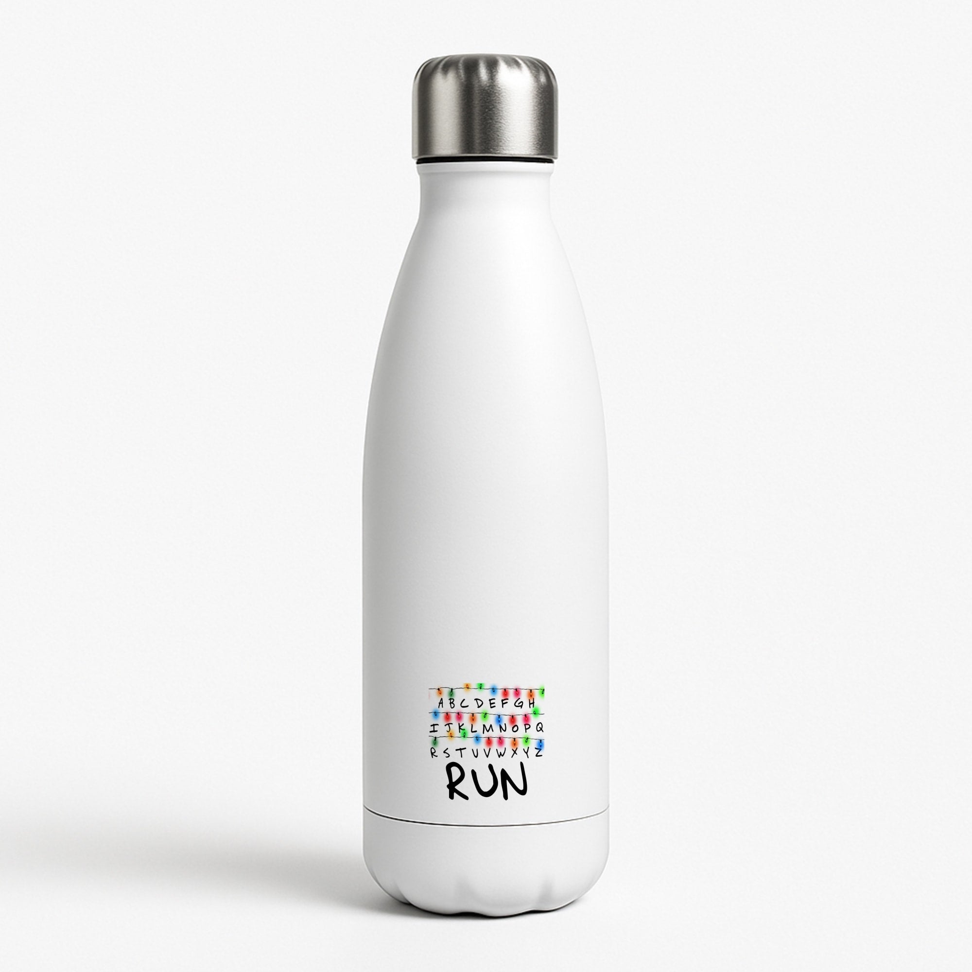 Run White Water Bottle