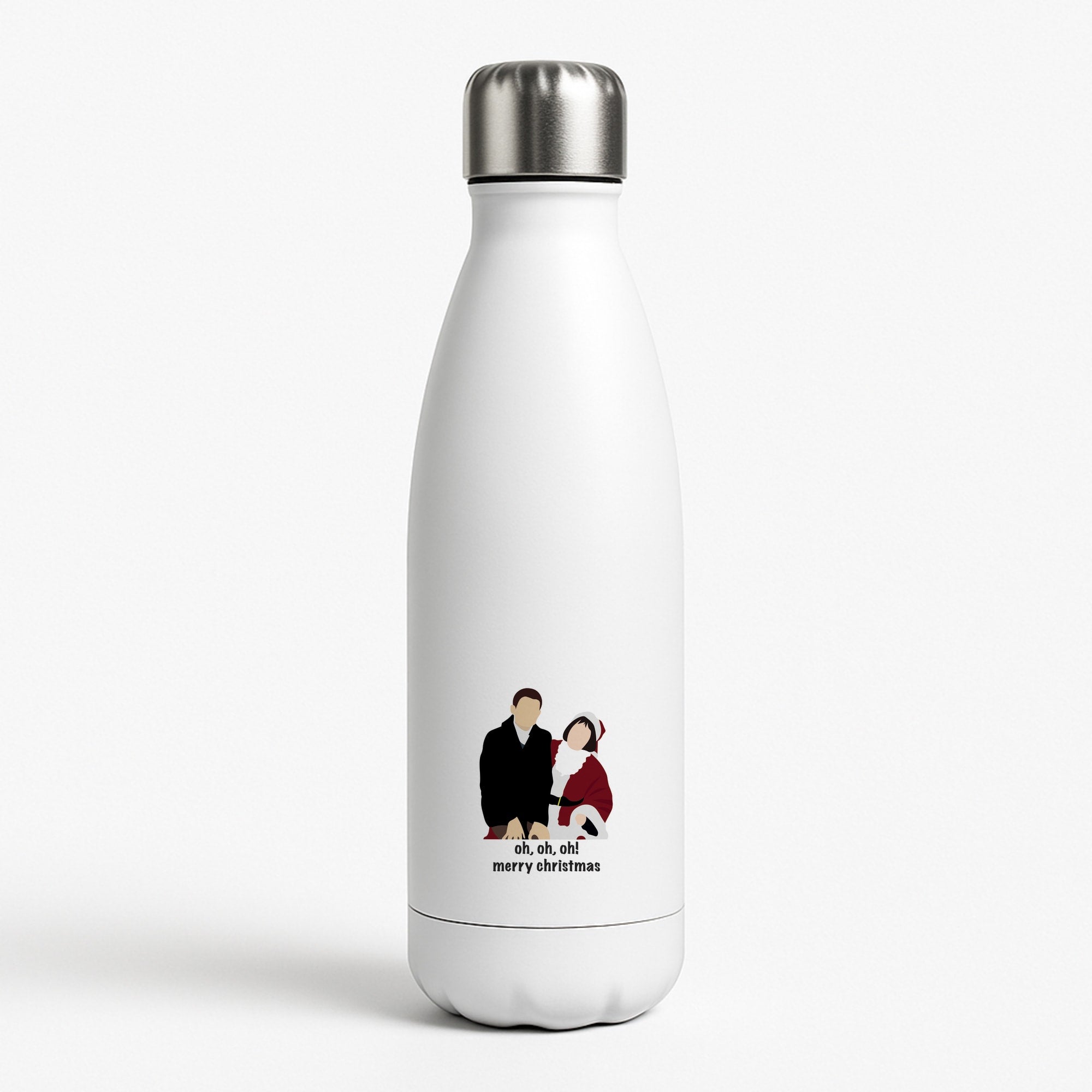 Oh Oh Oh - Gaving And Stacey White Water Bottle