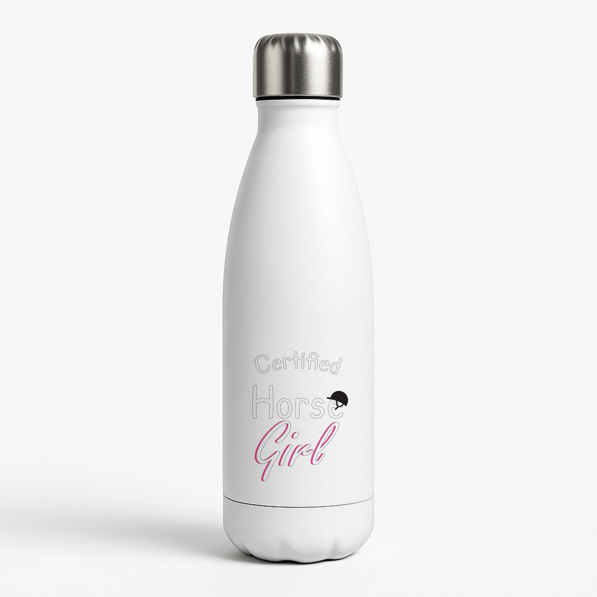 Certified Horse Girl - Horses White Water Bottle
